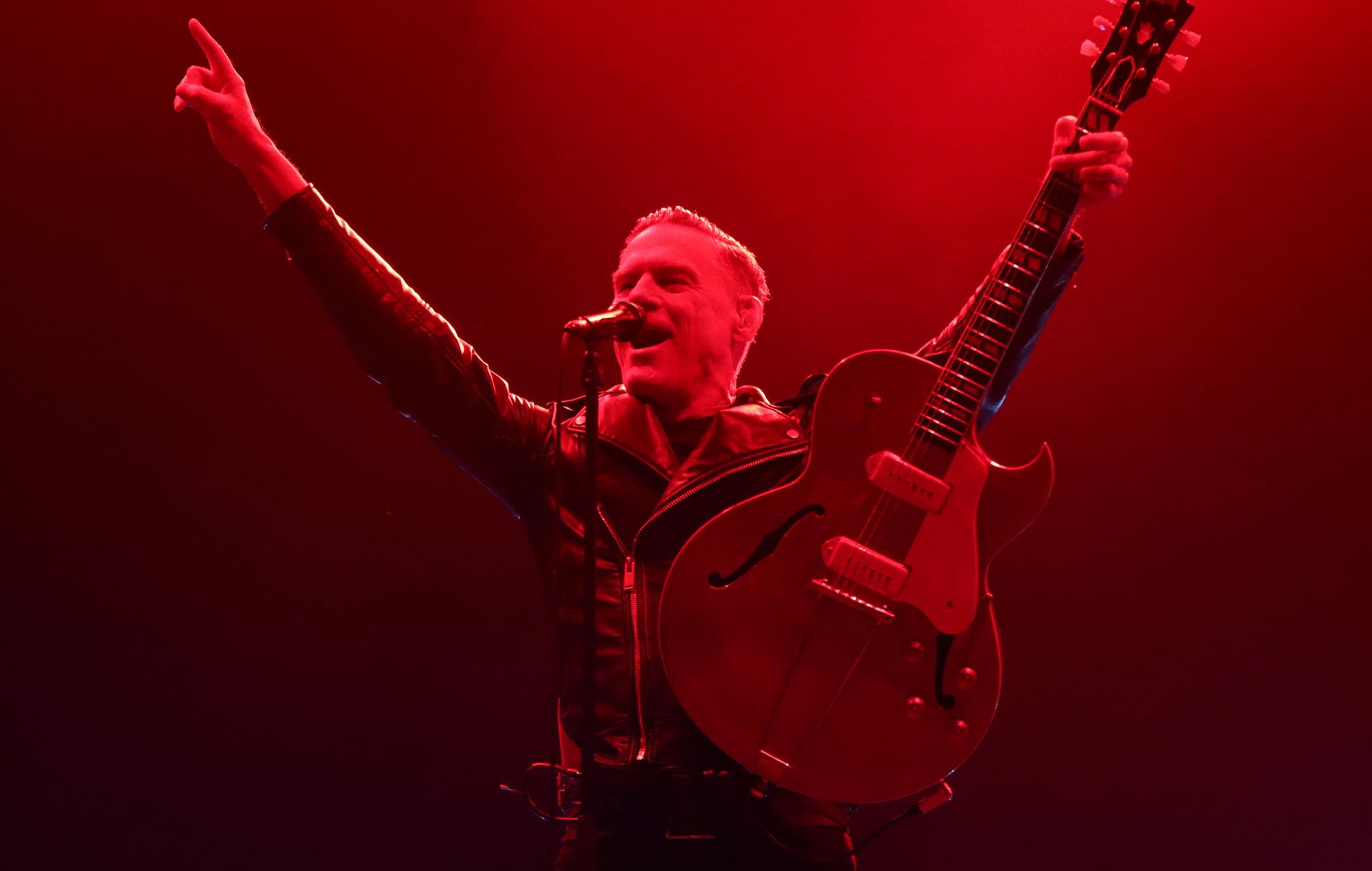 Bryan Adams performs on stage