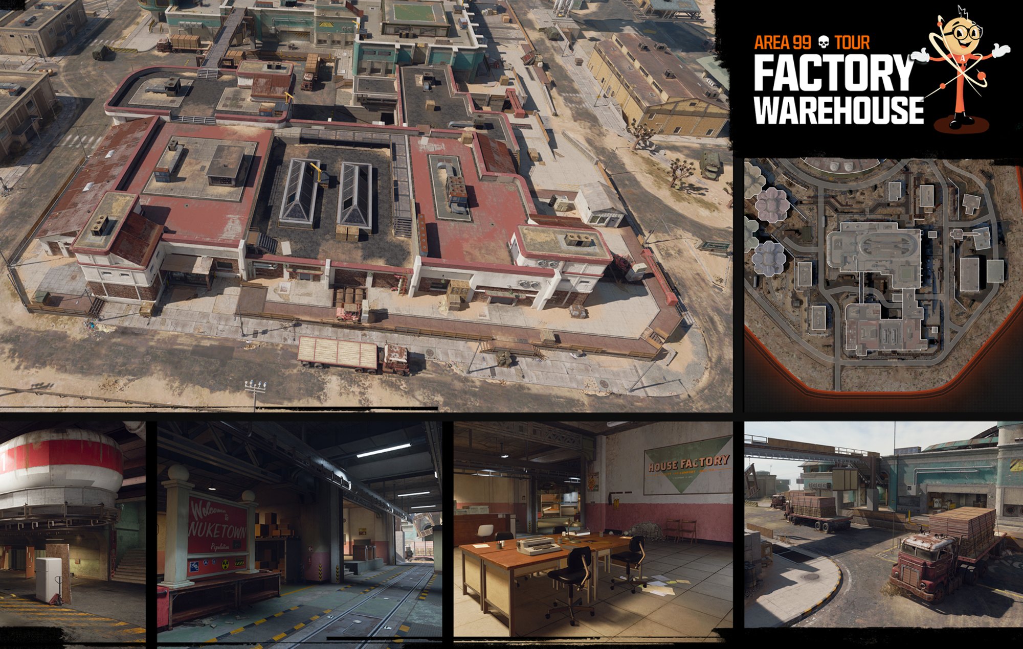 Call of Duty: Black Ops 6 Warzone Integration: The Warehouse of Area 99 can be seen