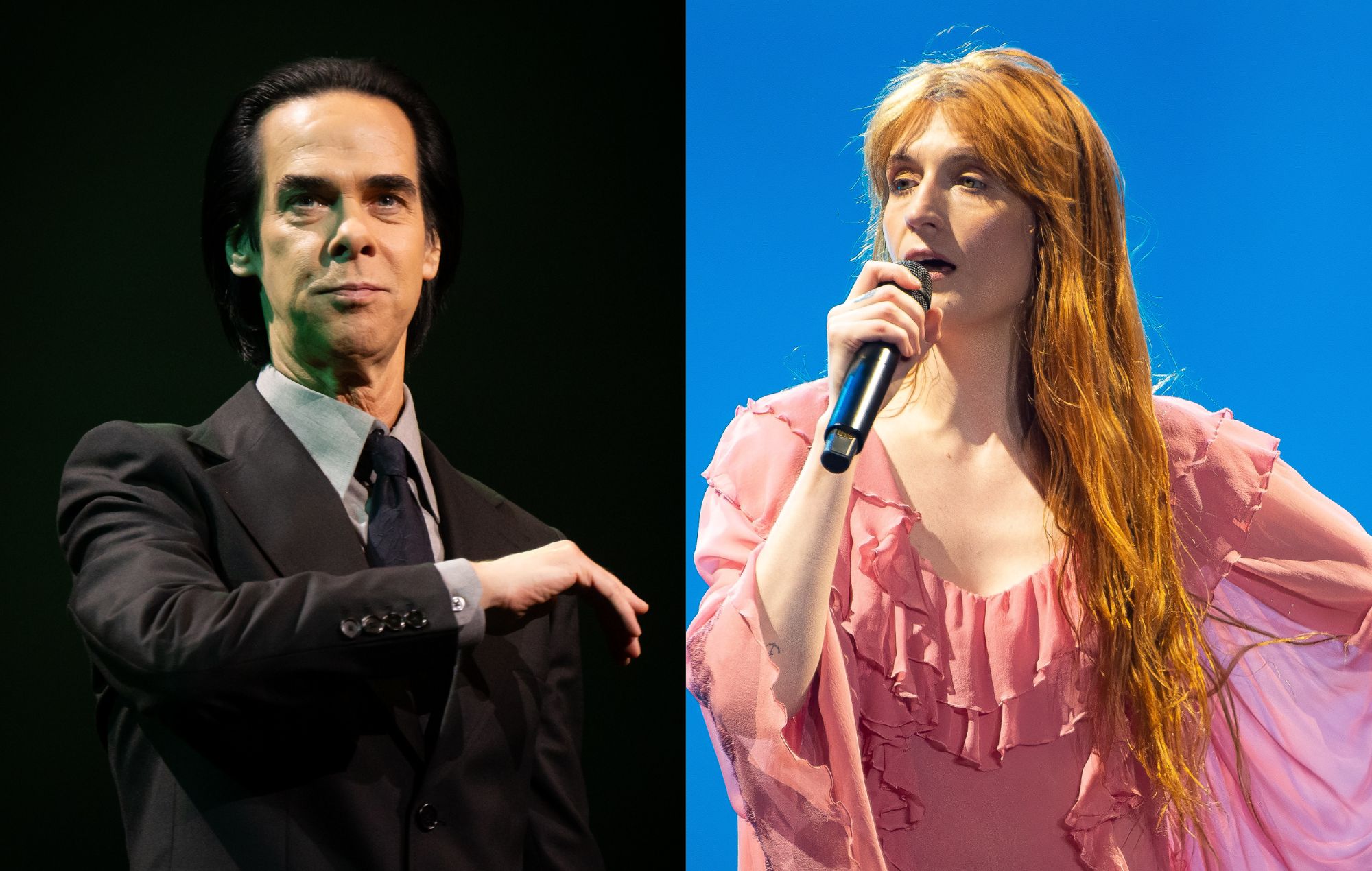 Nick Cave and Florence Welch