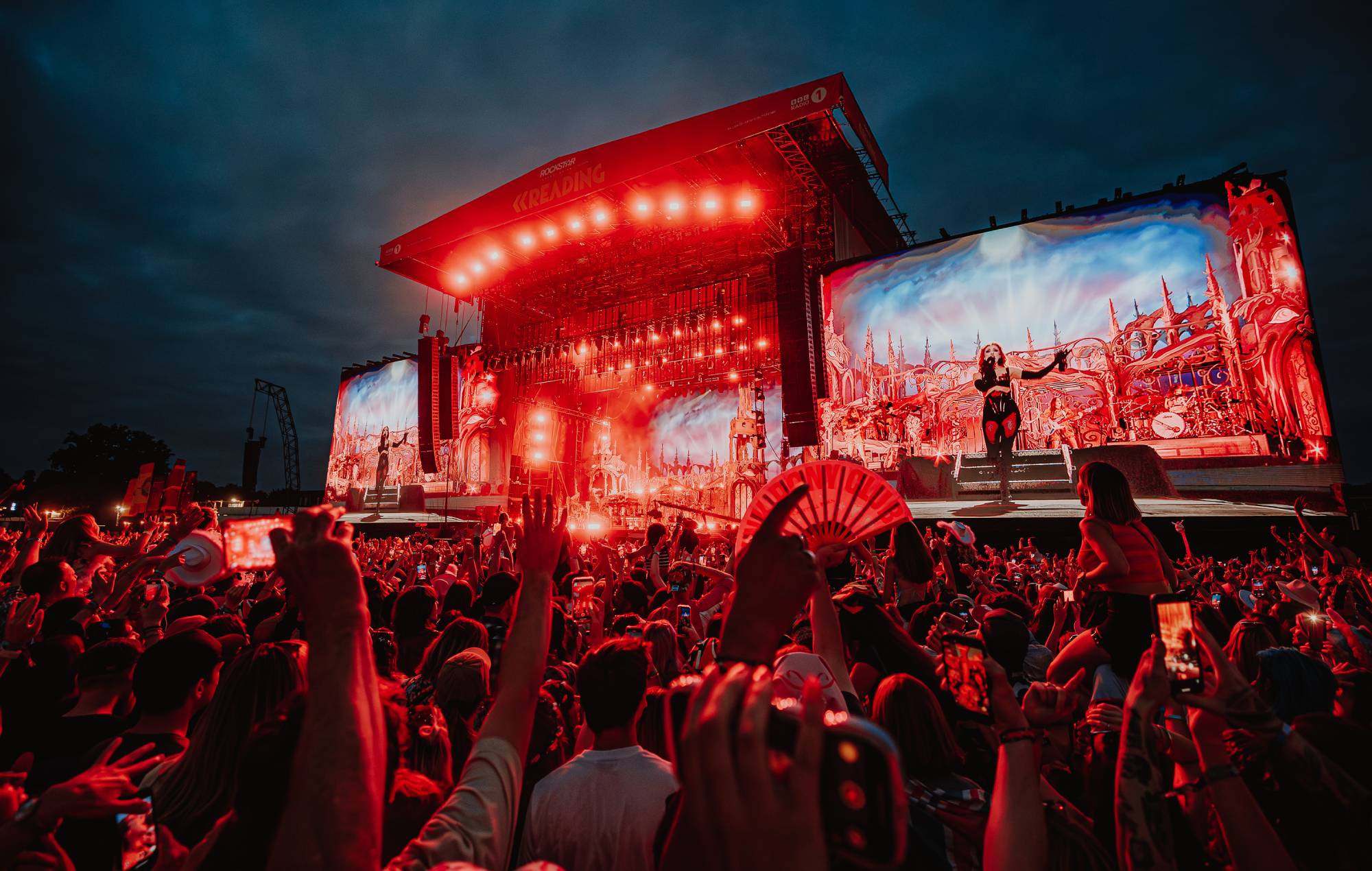 Chappell Roan, live at Reading 2025. Credit: Luke Dyson/Reading Festival