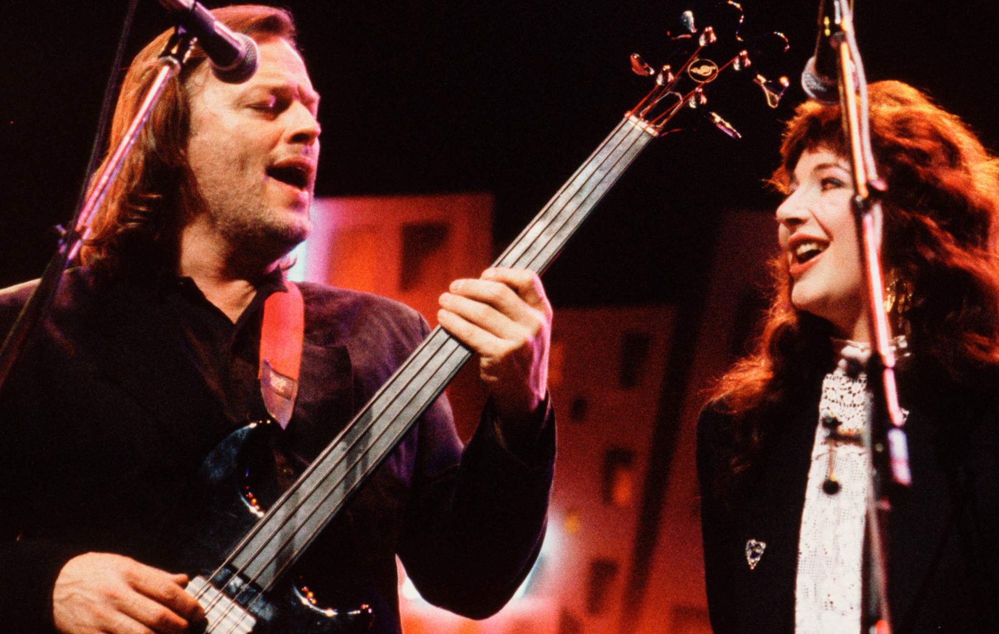 David Gilmour with Kate Bush