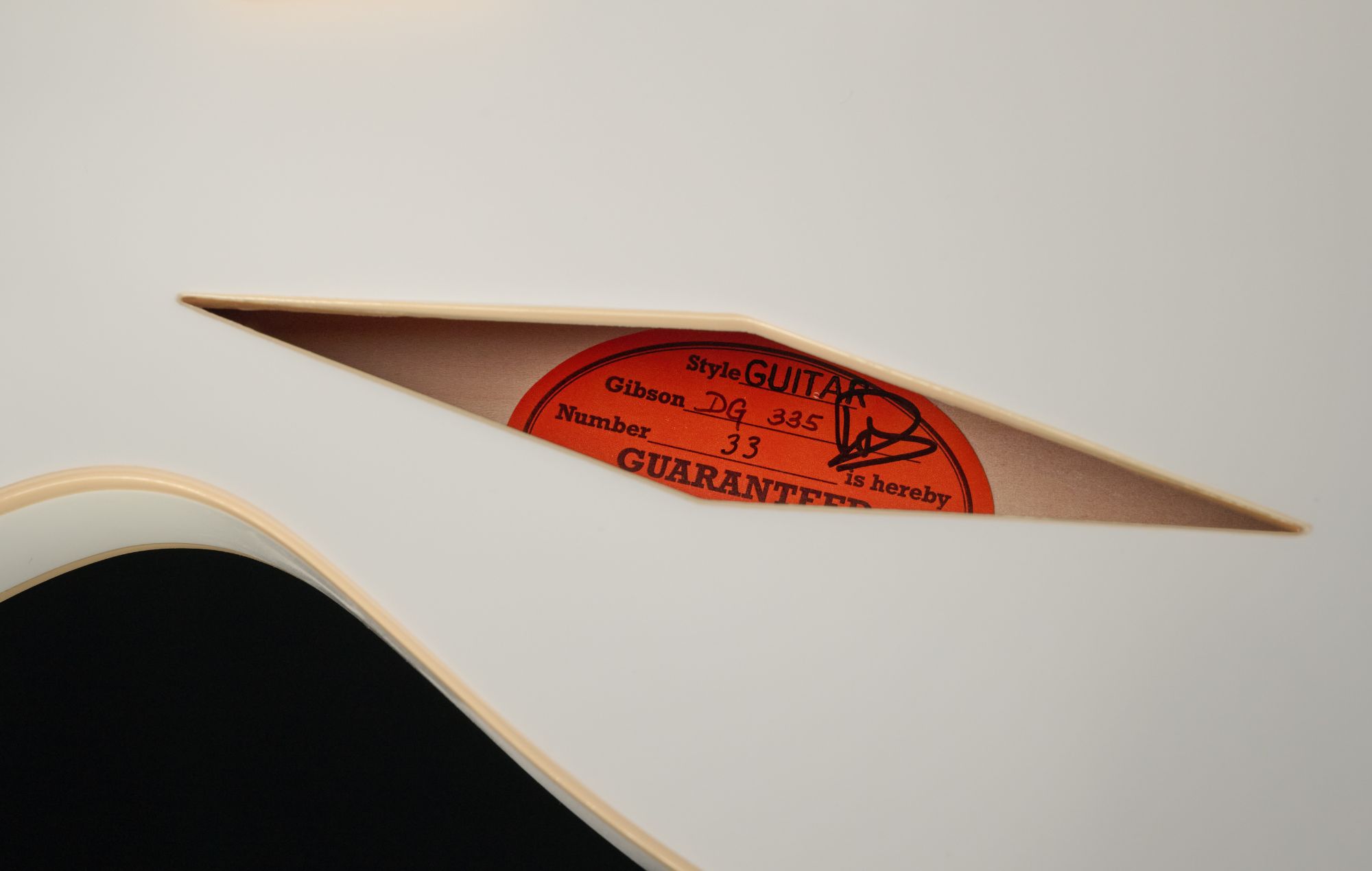 Dave Grohl DG-335 Limited Edition from Gibson Custom. CREDIT: Gibson