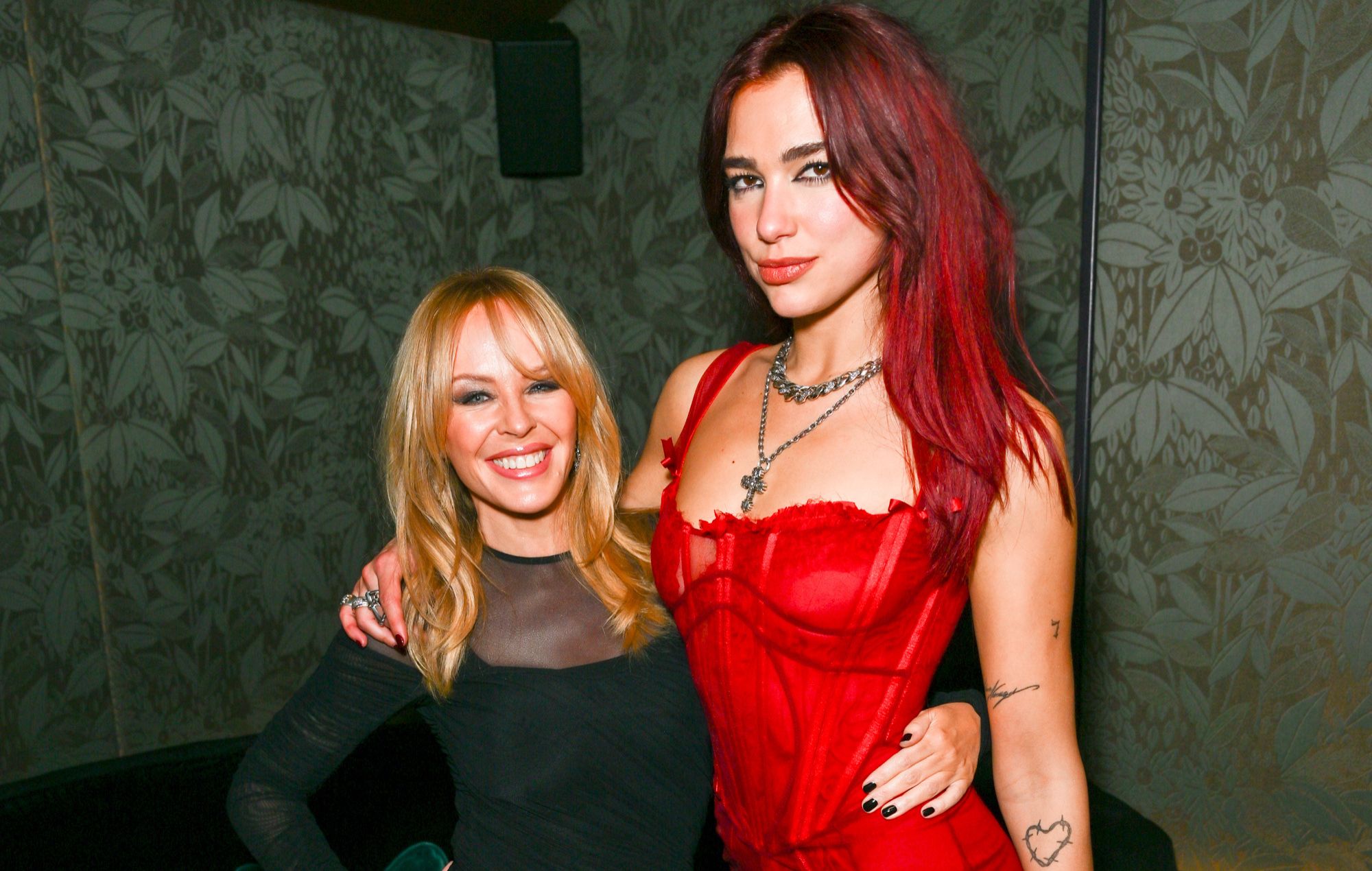 Kylie Minogue and Dua Lipa