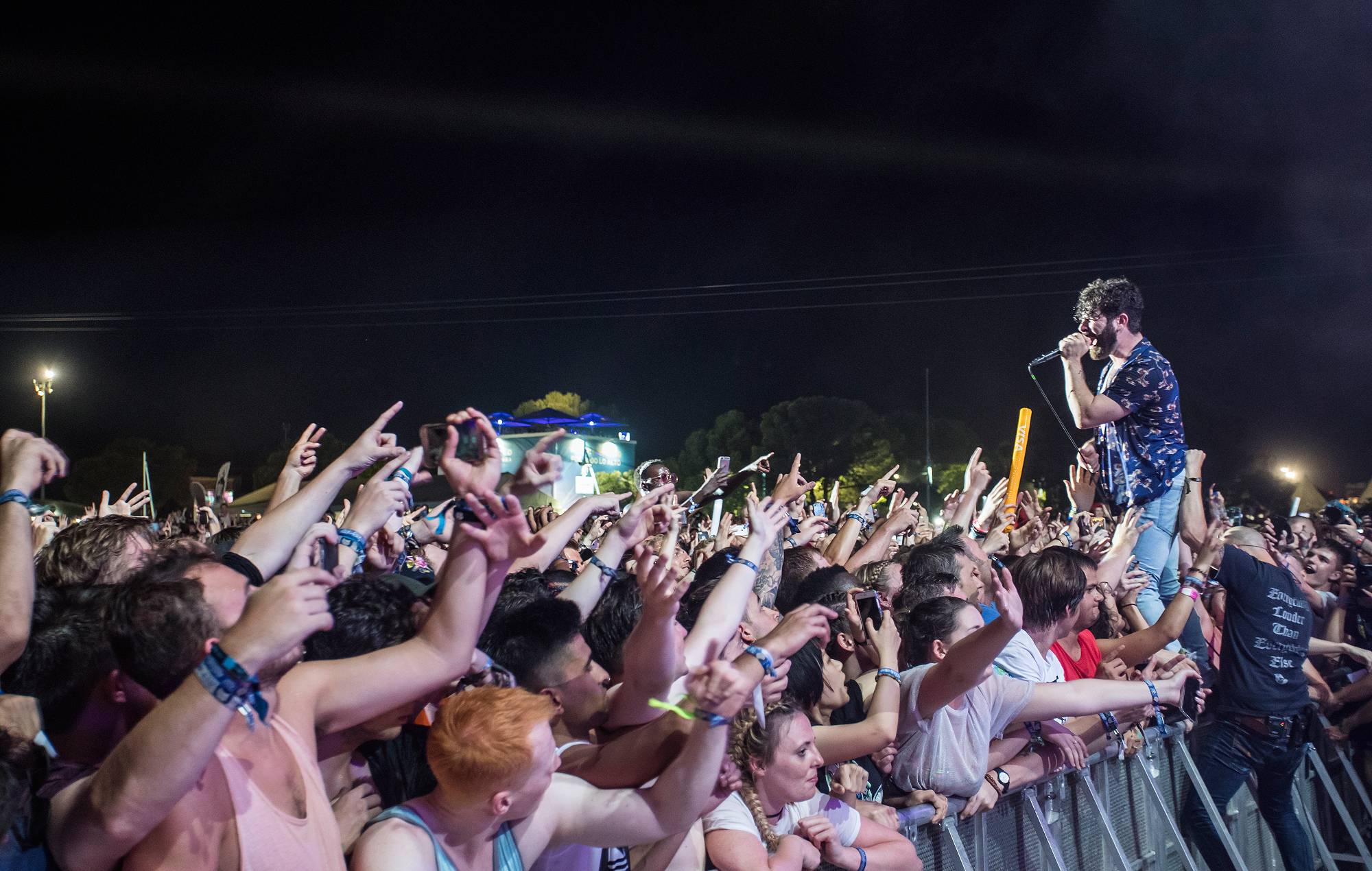 Yannis Philippakis of Foals performs in concert during day 2 of Festival Internacional de Benicassim (FIB) on July 14, 2017 in Benicassim, Spain. (Photo by Xavi Torrent/WireImage)