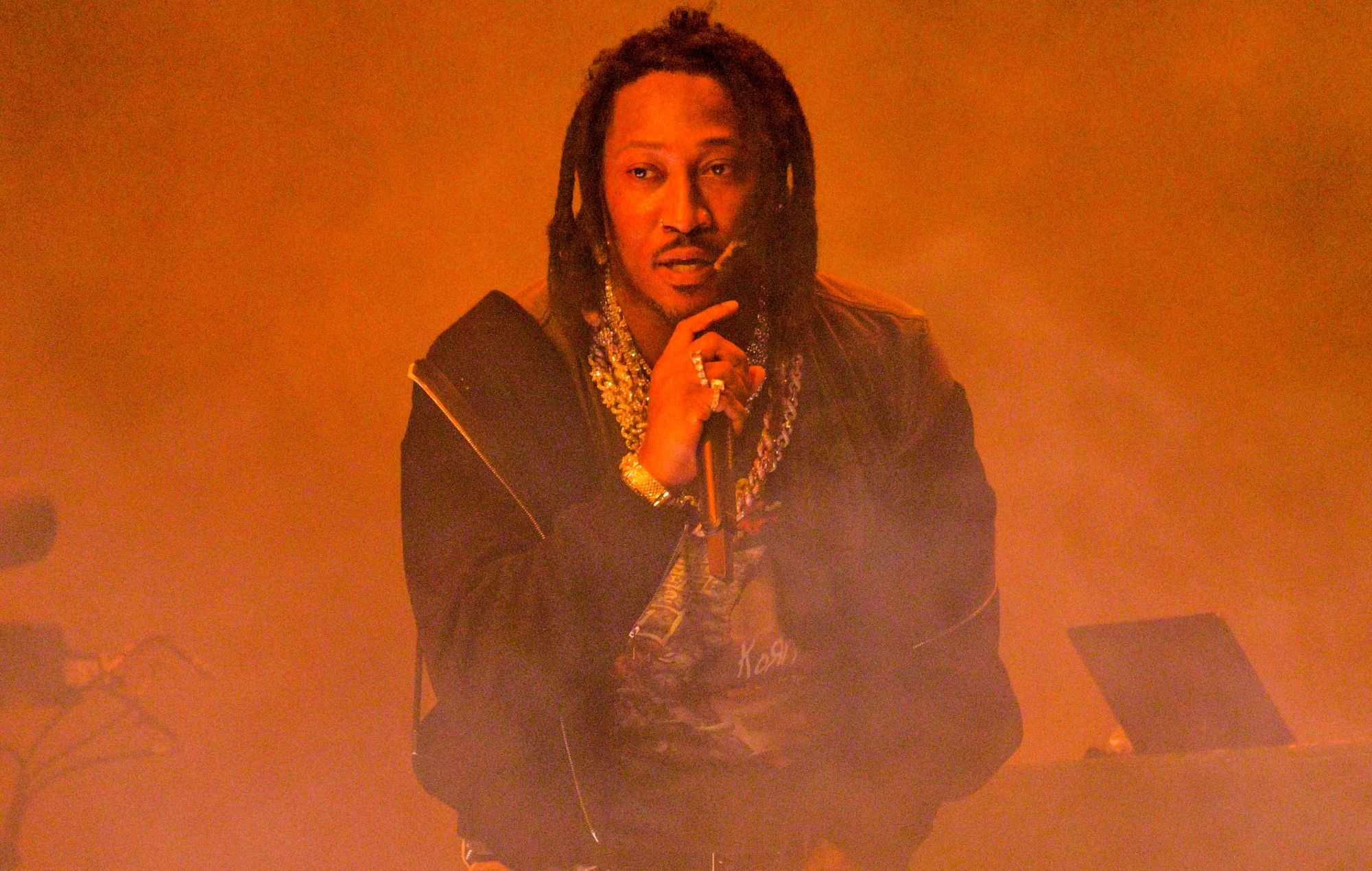 Rapper Future performs on stage