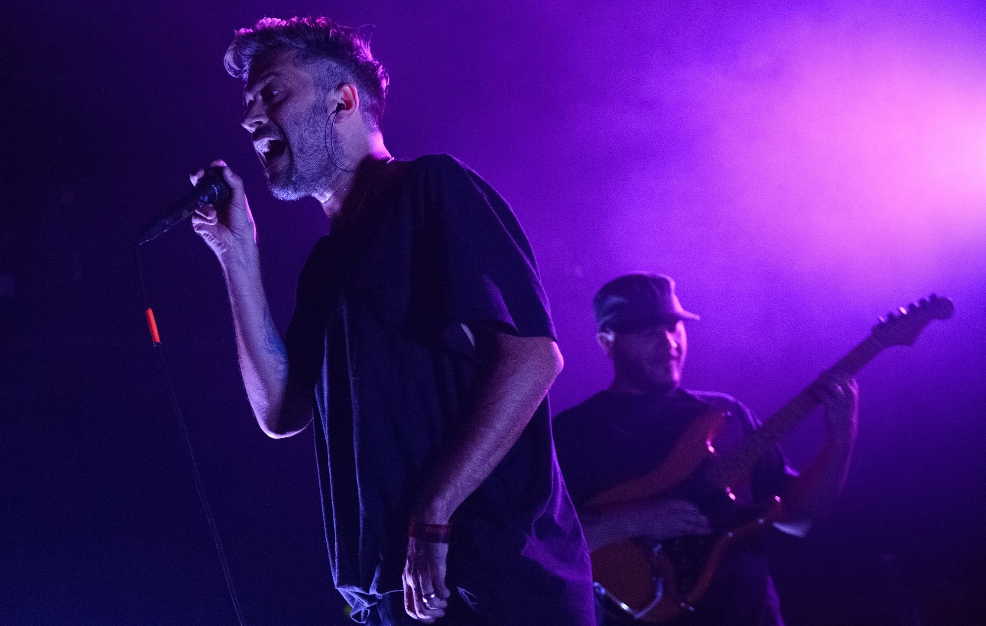 Daryl Palumbo and Justin Beck of Glassjaw perform live