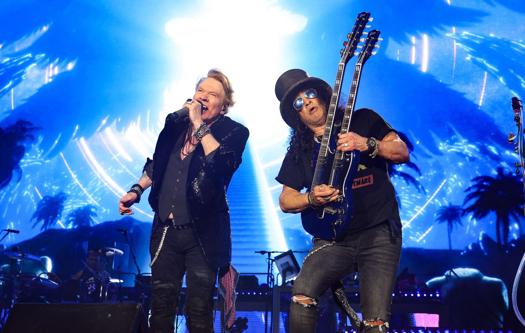 Axl Rose and Slash of Guns N' Roses