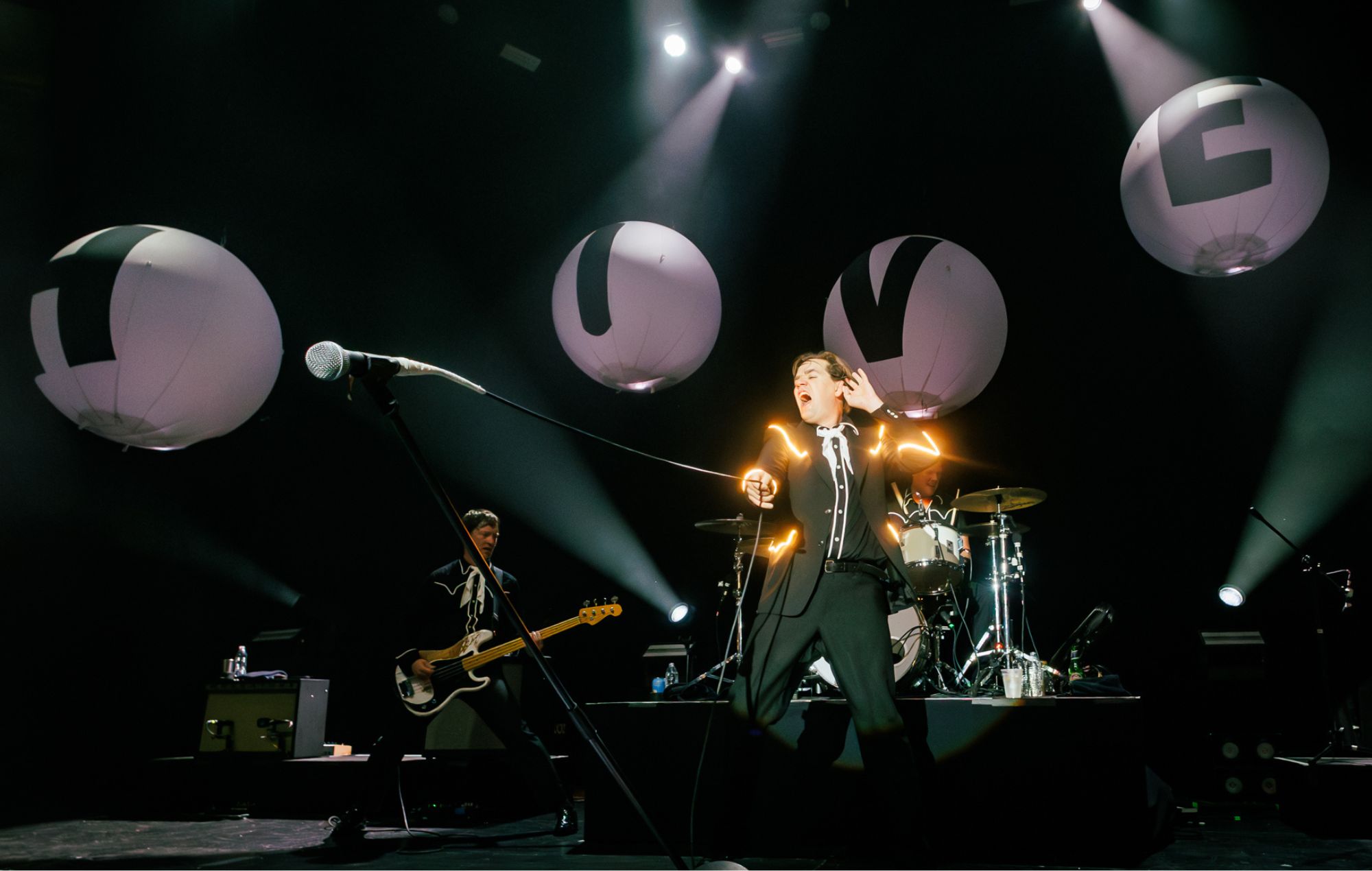 The Hives in Tiger Of Sweden suits