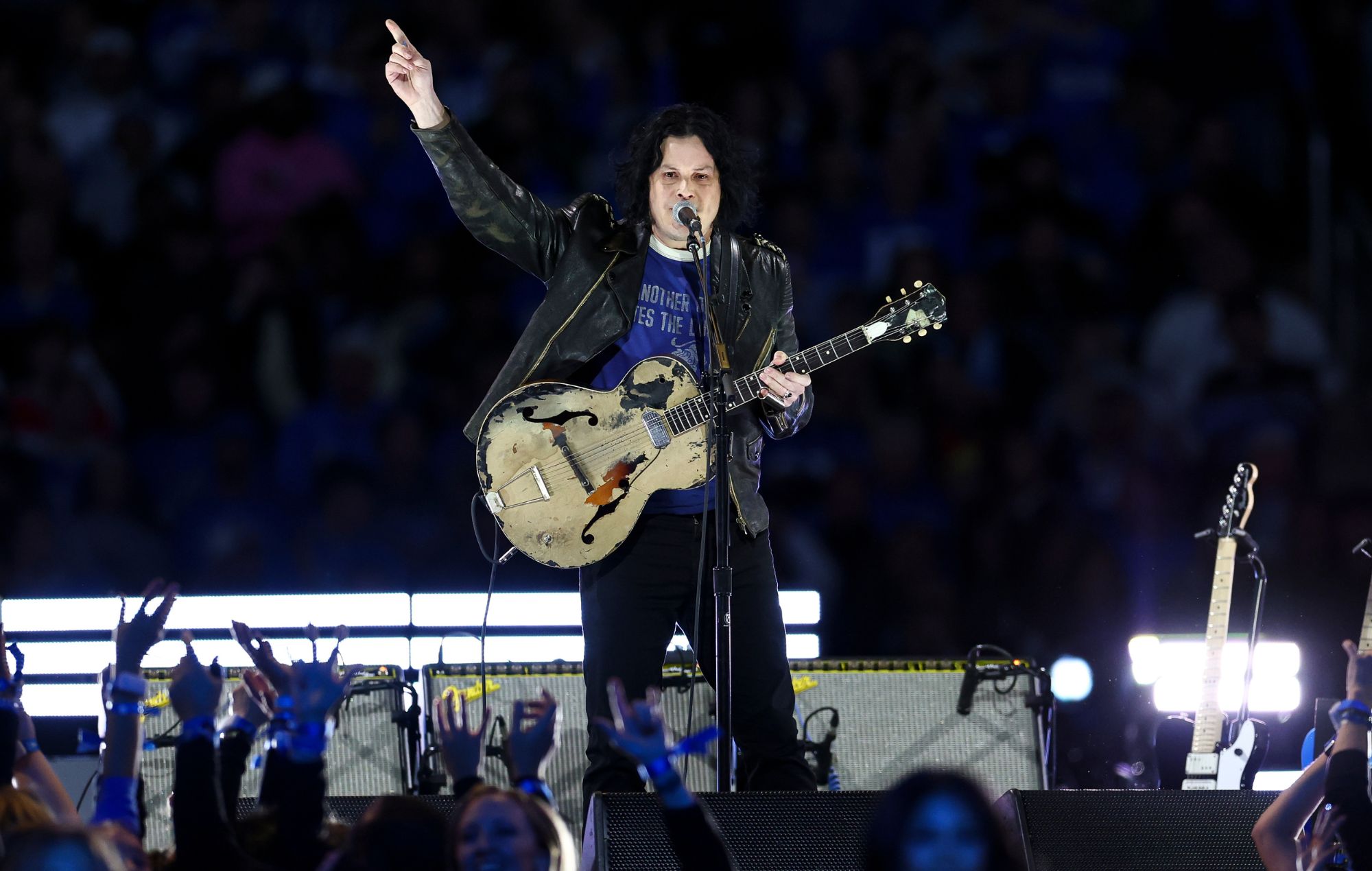 Jack White performs live