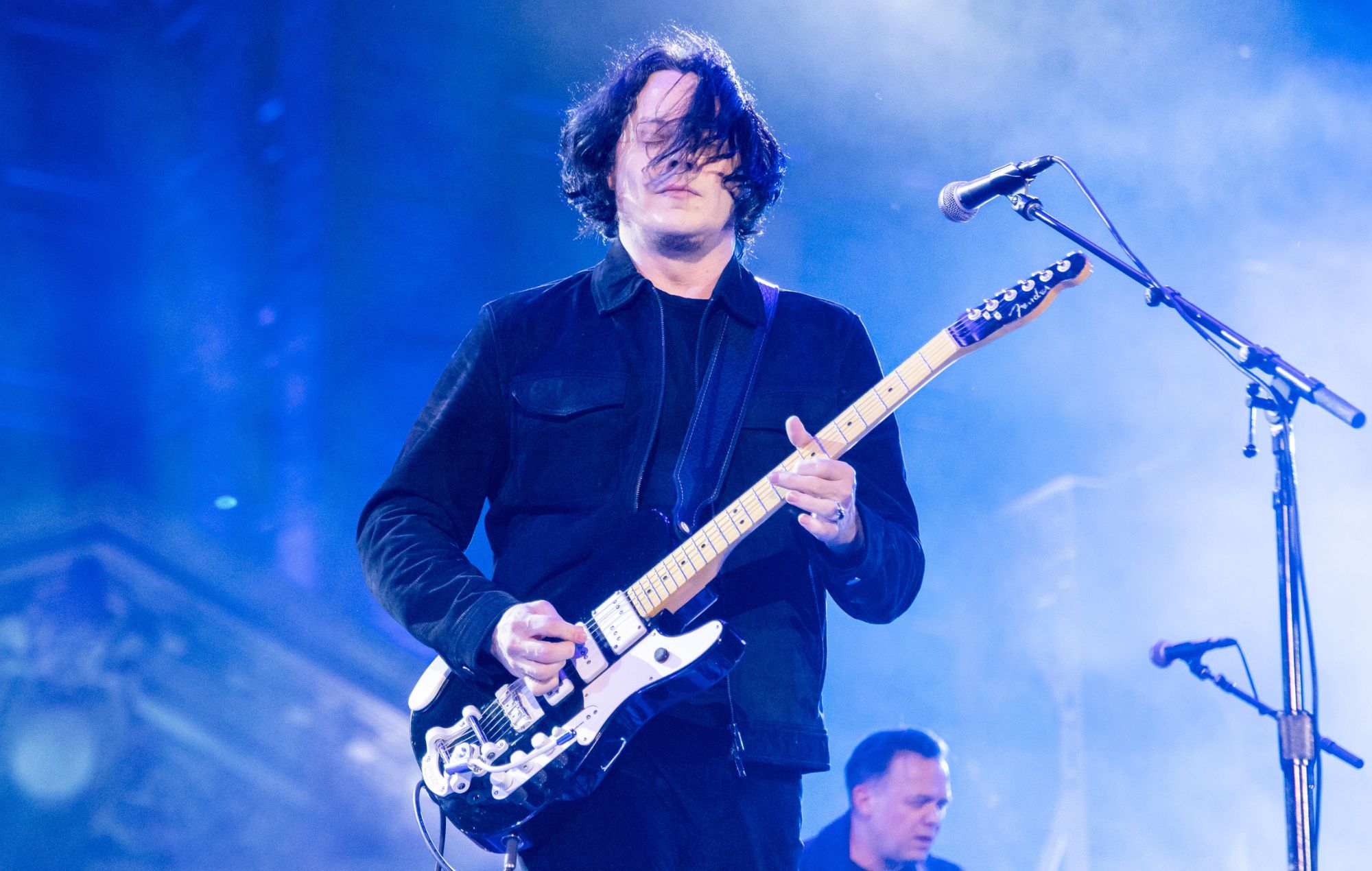 Jack White performs in 2024