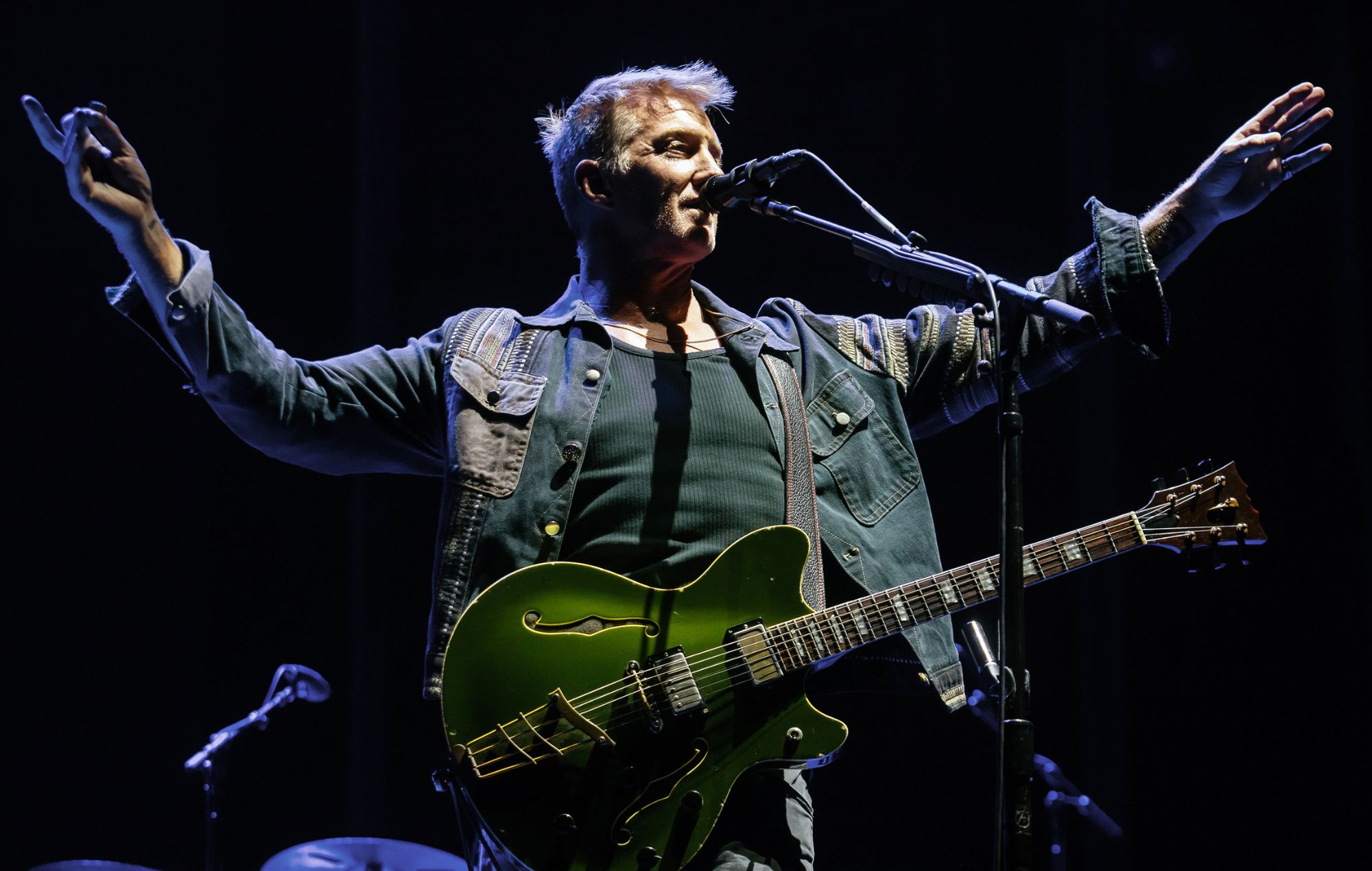 Josh Homme of Queens of Stone Age performs live