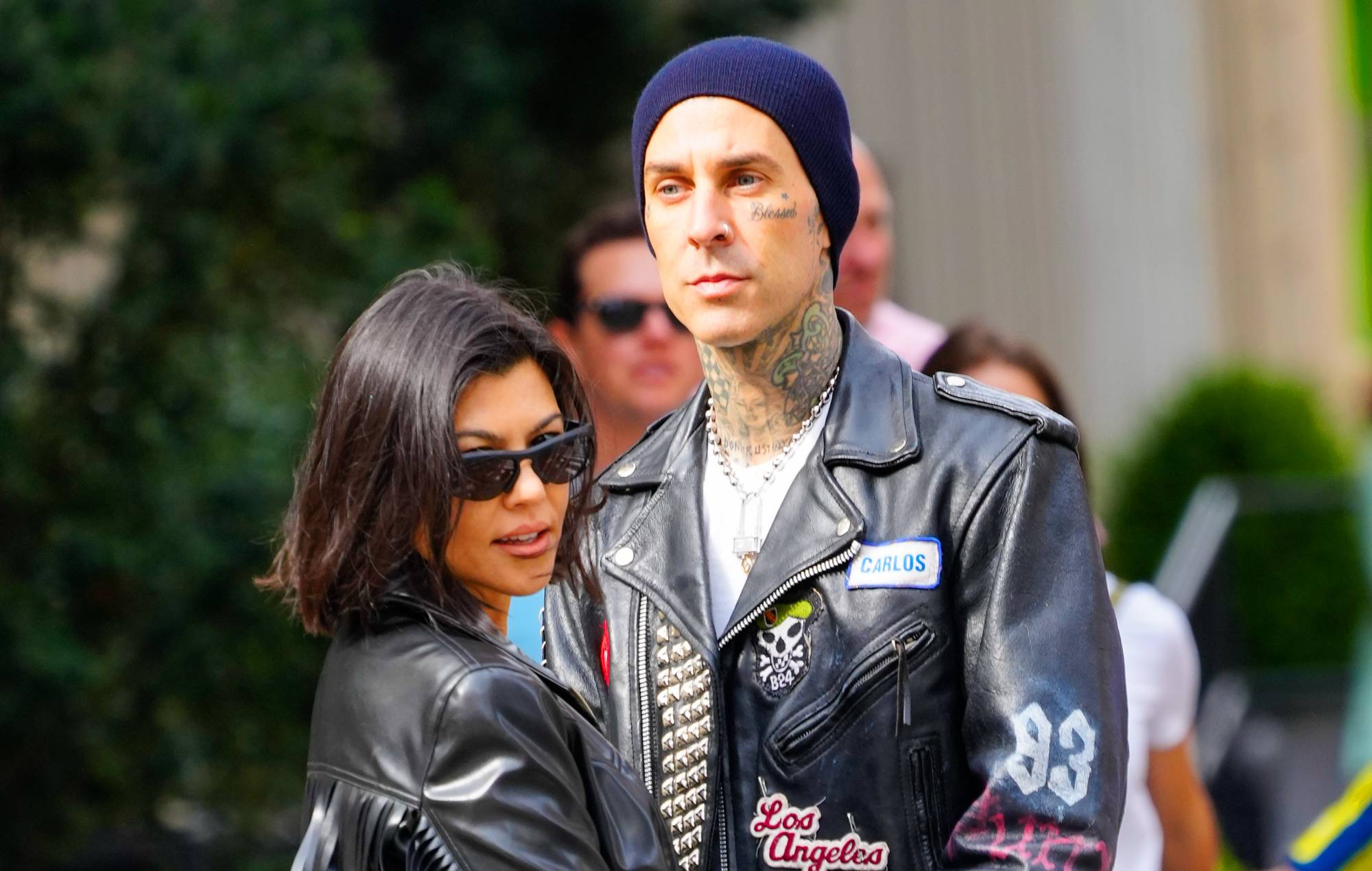 Kourtney Kardashian and Travis Barker