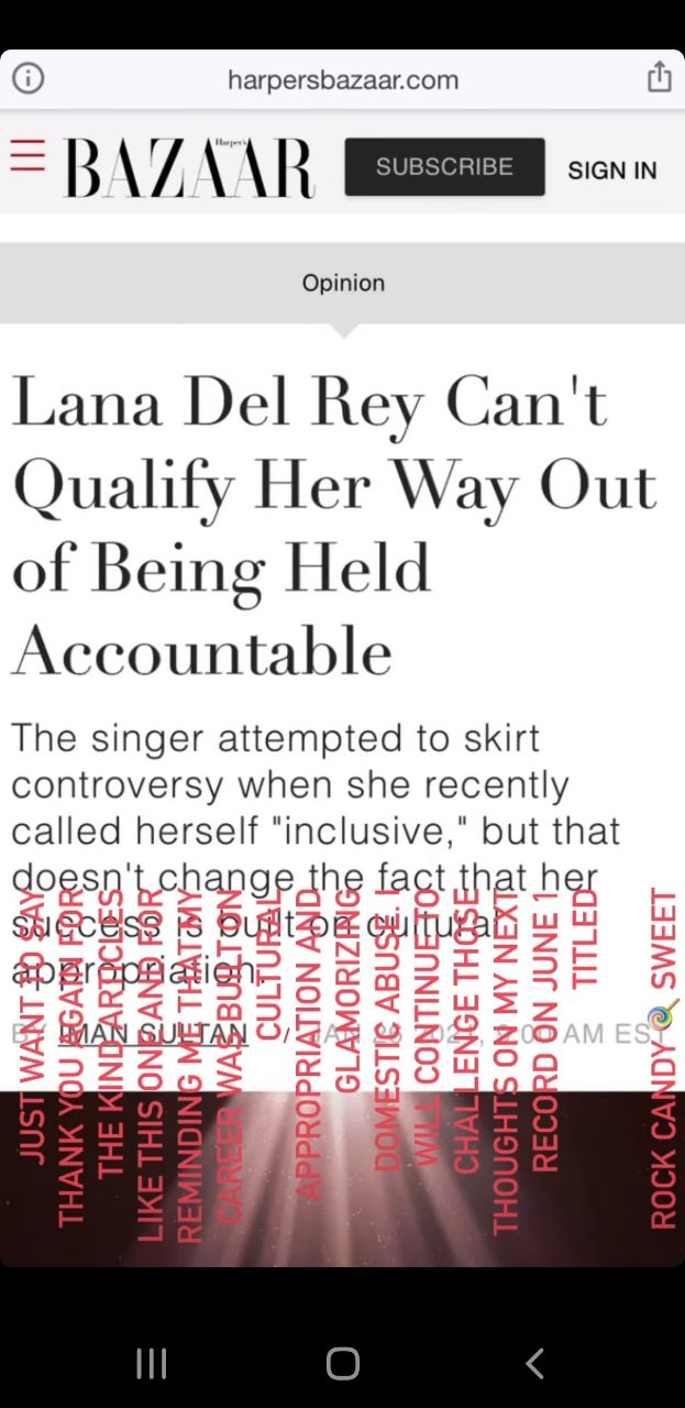 Lana Del Rey new album Rock Candy Sweet June 2021