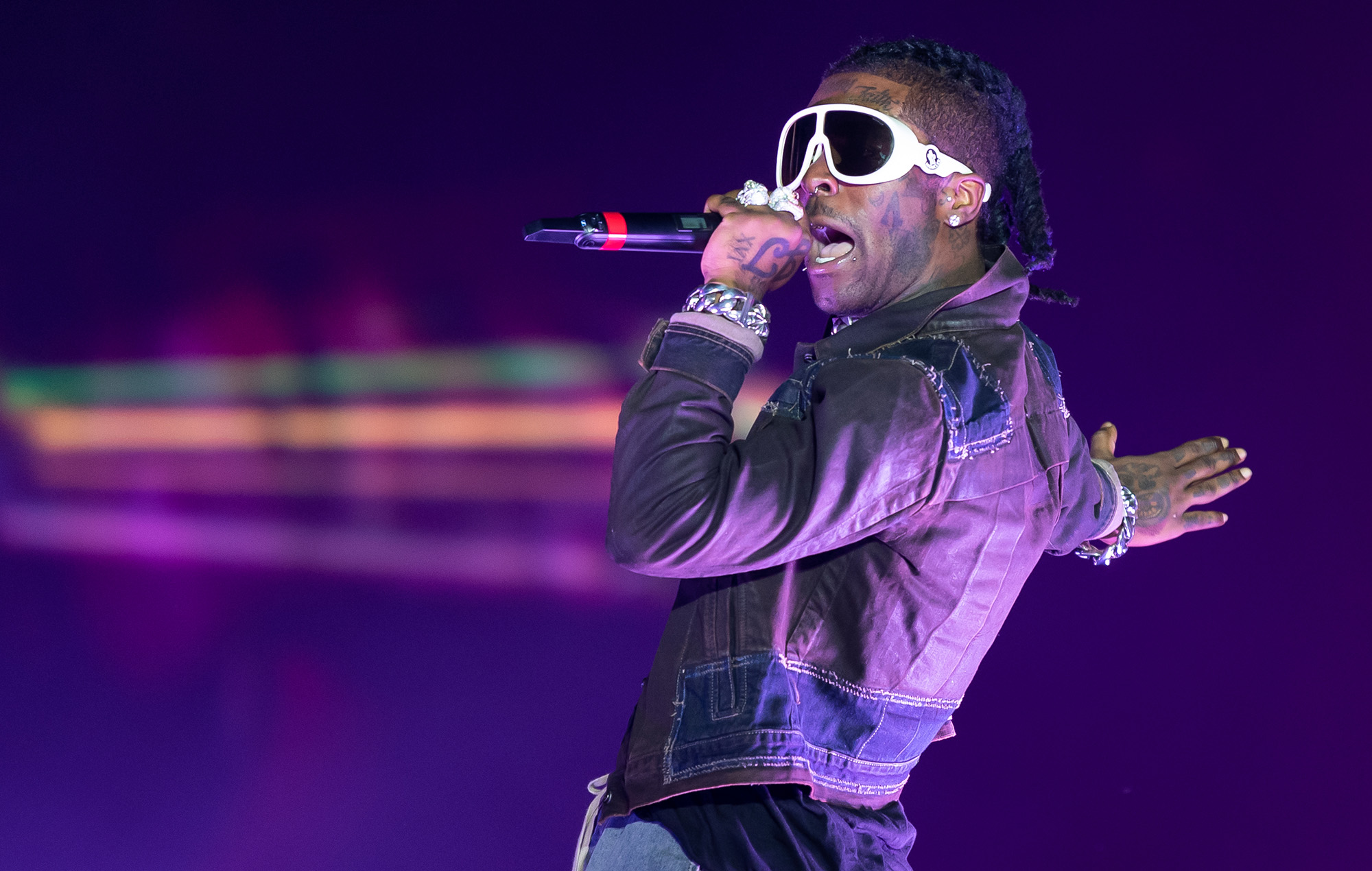 Lil Uzi Vert performs onstage during day 3 of Rolling Loud Miami 2021