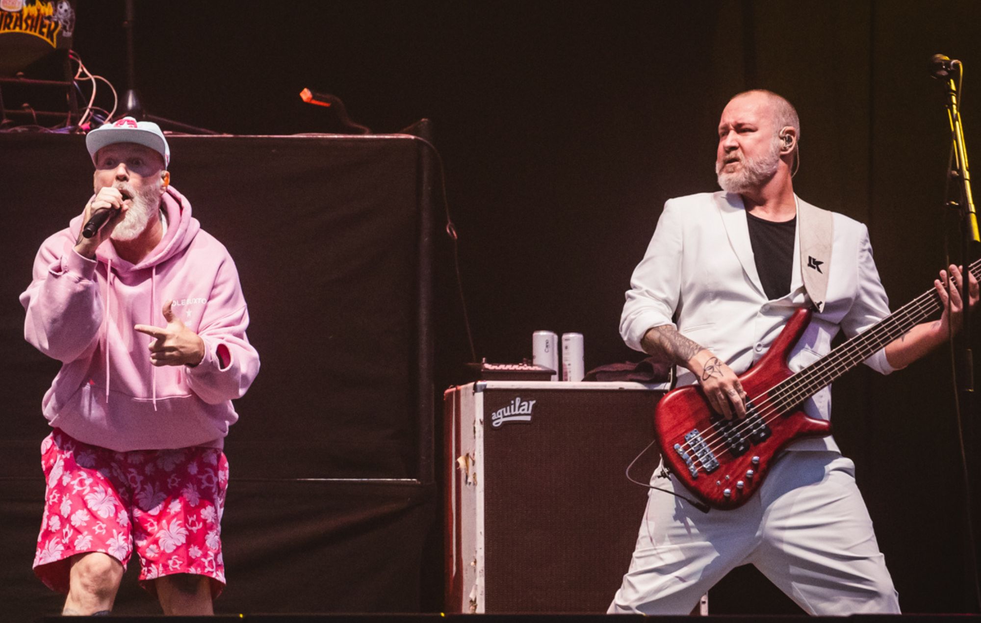 Limp Bizkit's Fred Durst and Sam Rivers