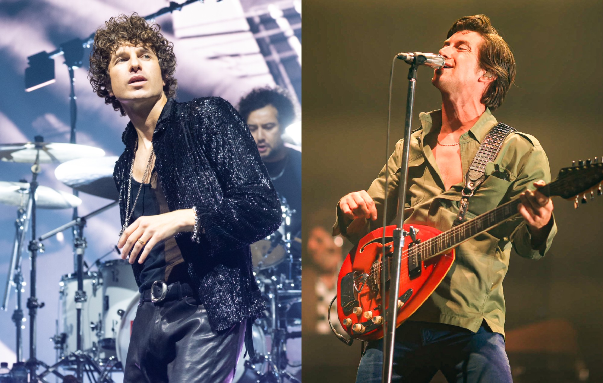 Luke Pritchard of the Kooks and Arctic Monkeys’ Alex Turner