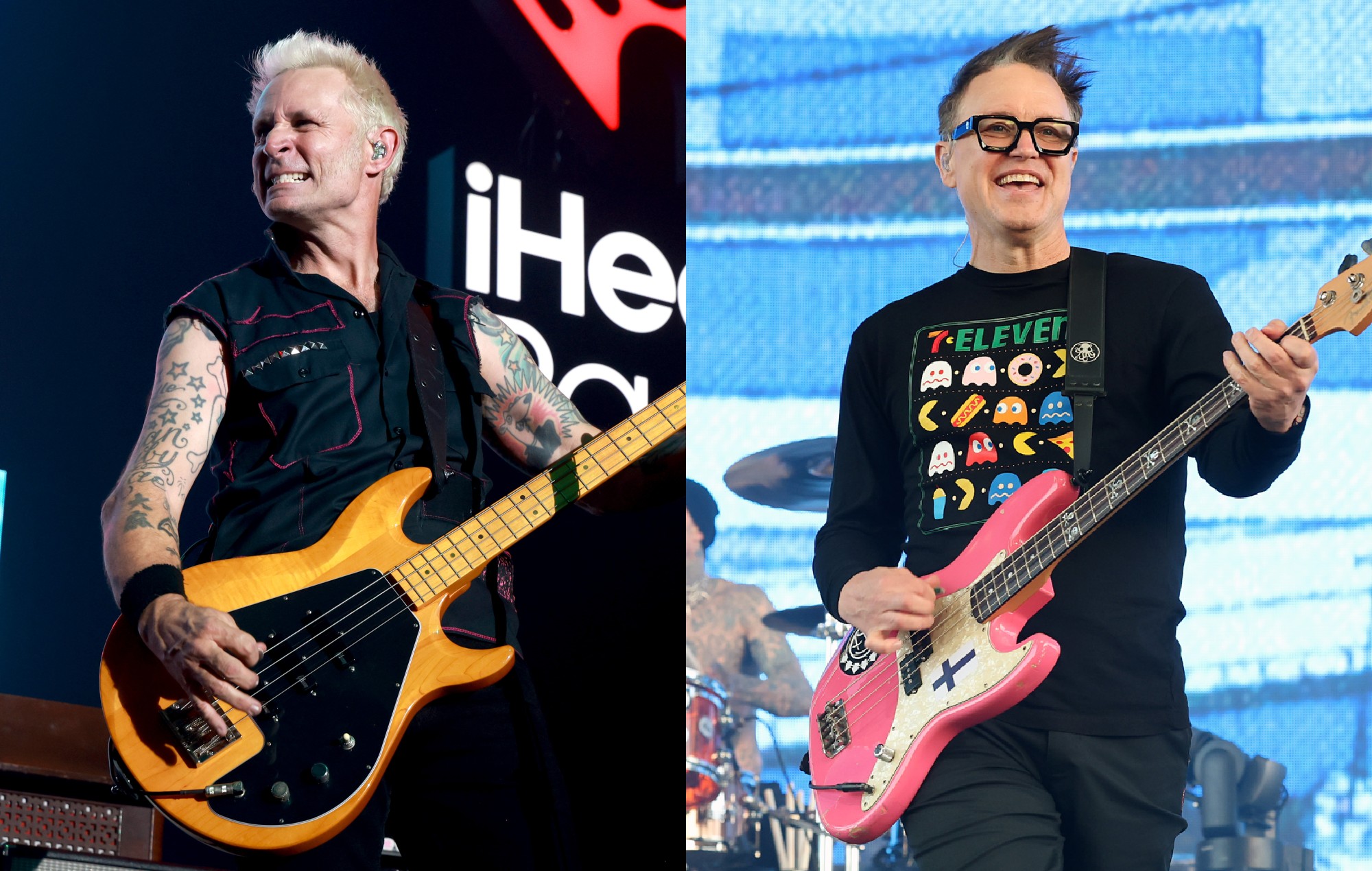 Green Day’s Mike Dirnt and Blink-182’s Mark Hoppus.