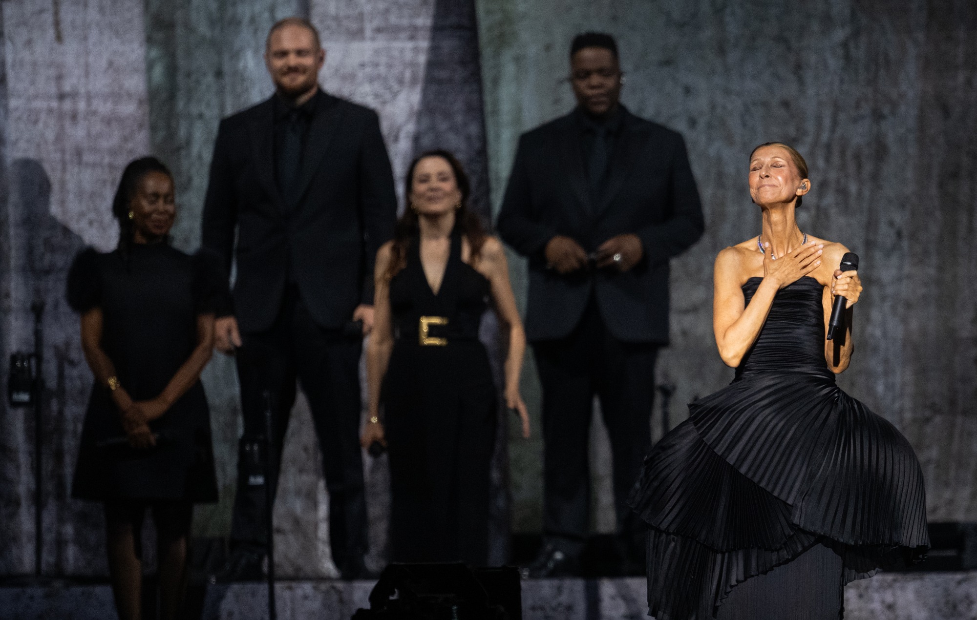 Celine Dion Performs At Paris La Defense Arena