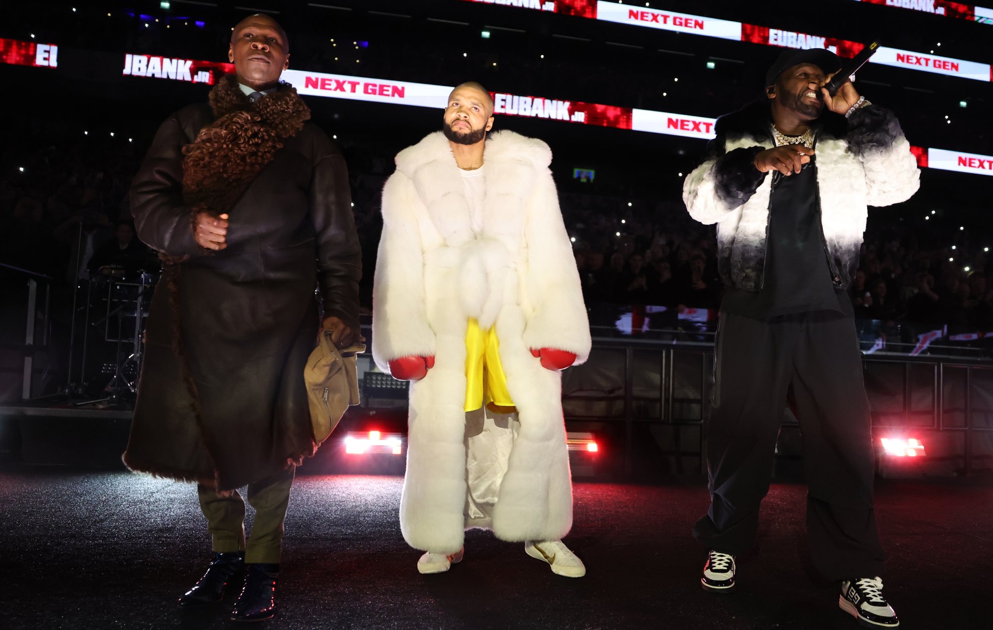 Chris Eubank Sr. Chris Eubank Jr. and 50 Cent