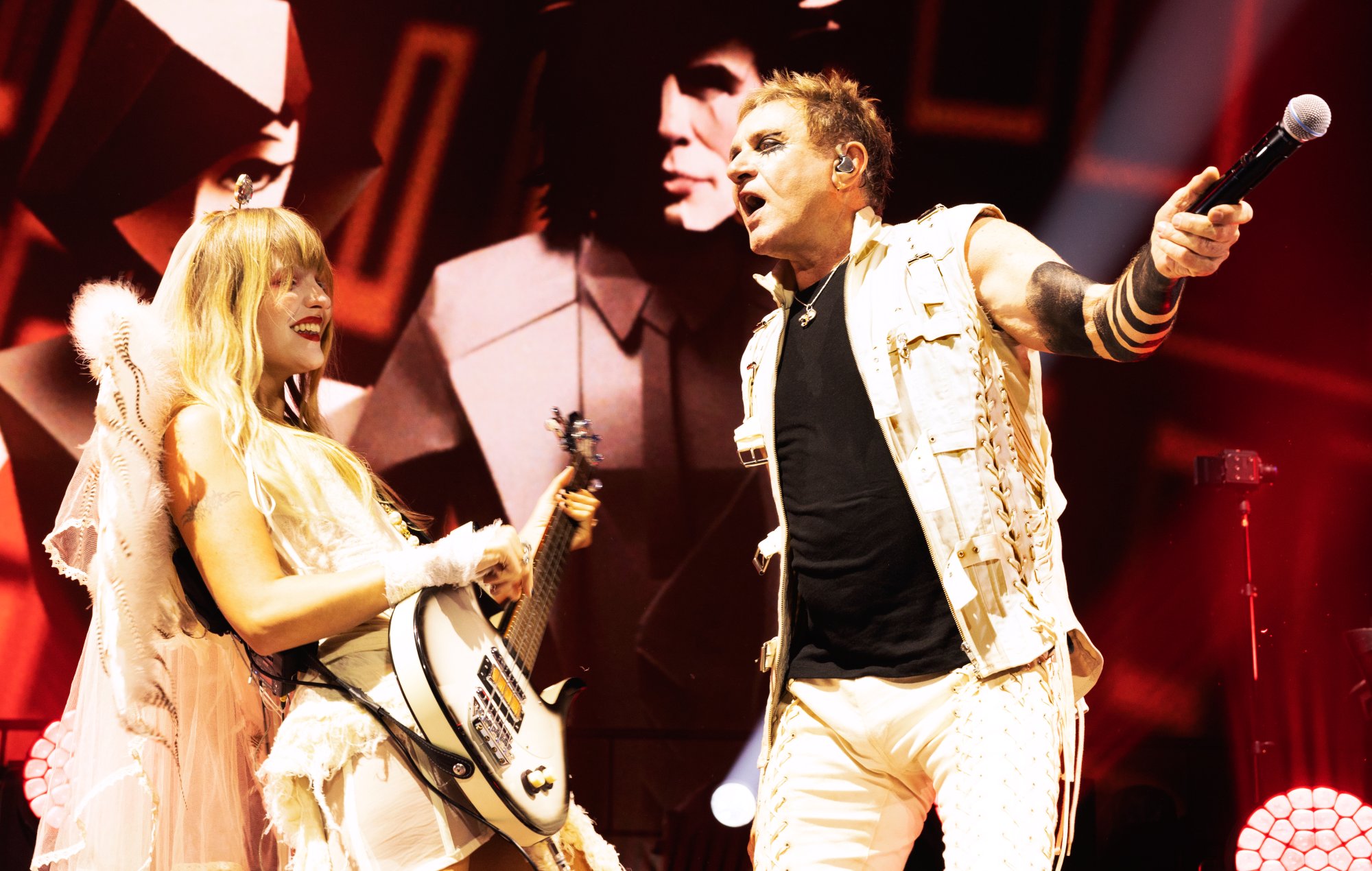 Duran Duran and Victoria De Angelis of Måneskin