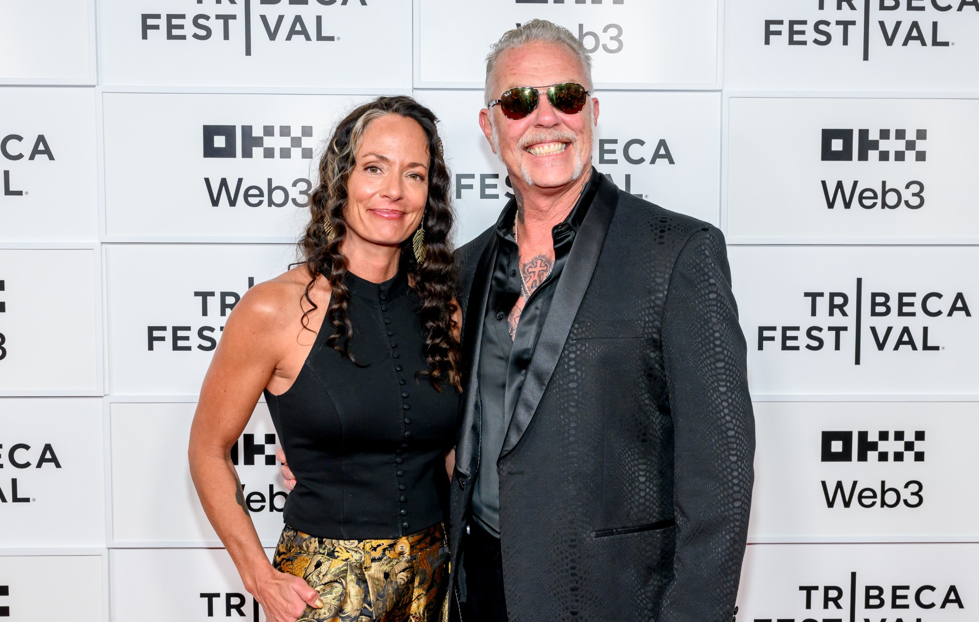 Adriana Gillett and Metallica's James Hetfield