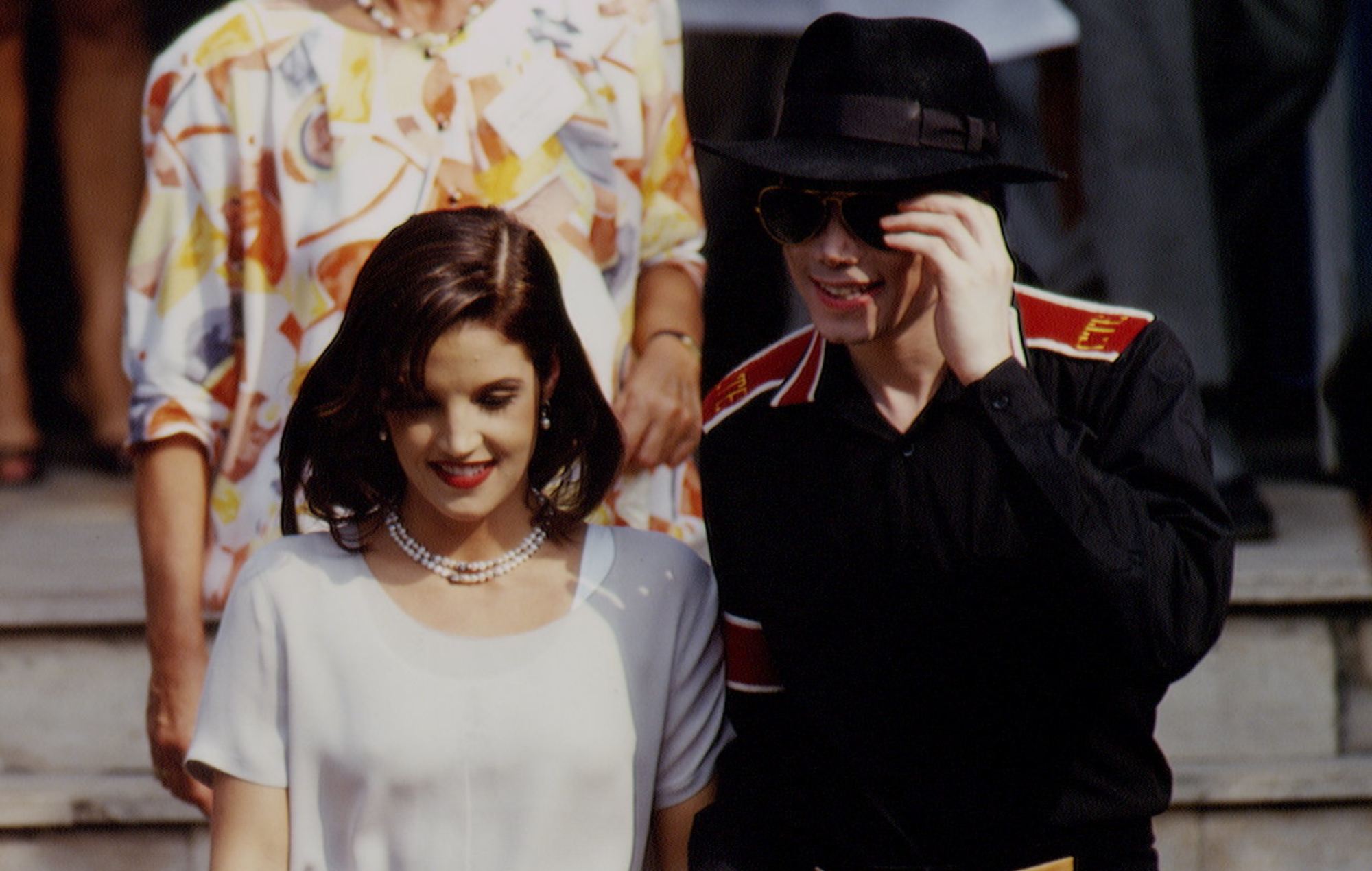 Michael Jackson and Lisa Marie Presley