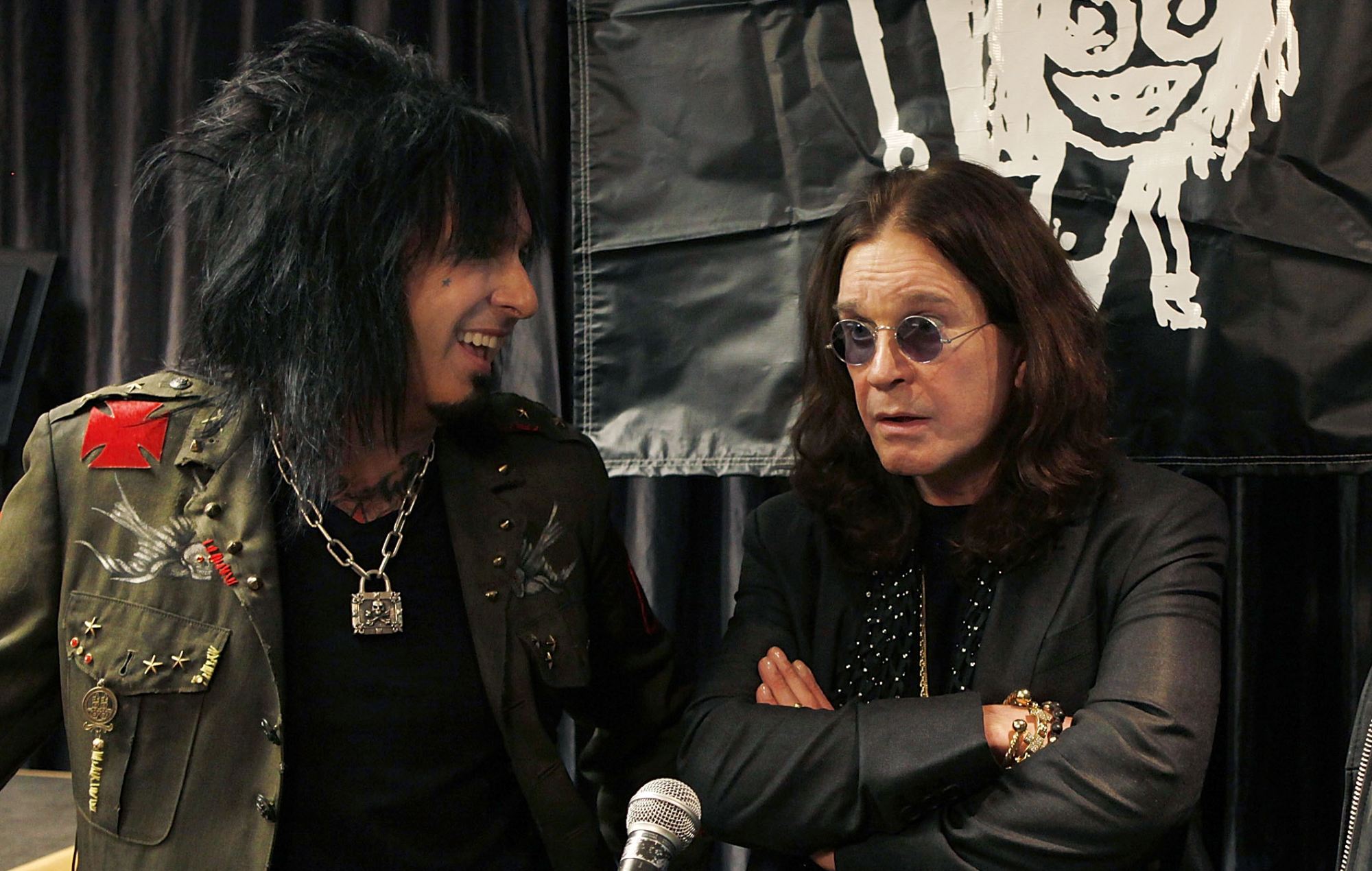 Nikki Sixx and Ozzy Osbourne