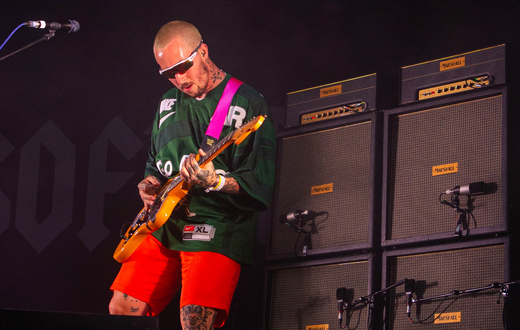 Marshall endorser and Music Venue Trust affiliate Laurie Vincent of Soft Play