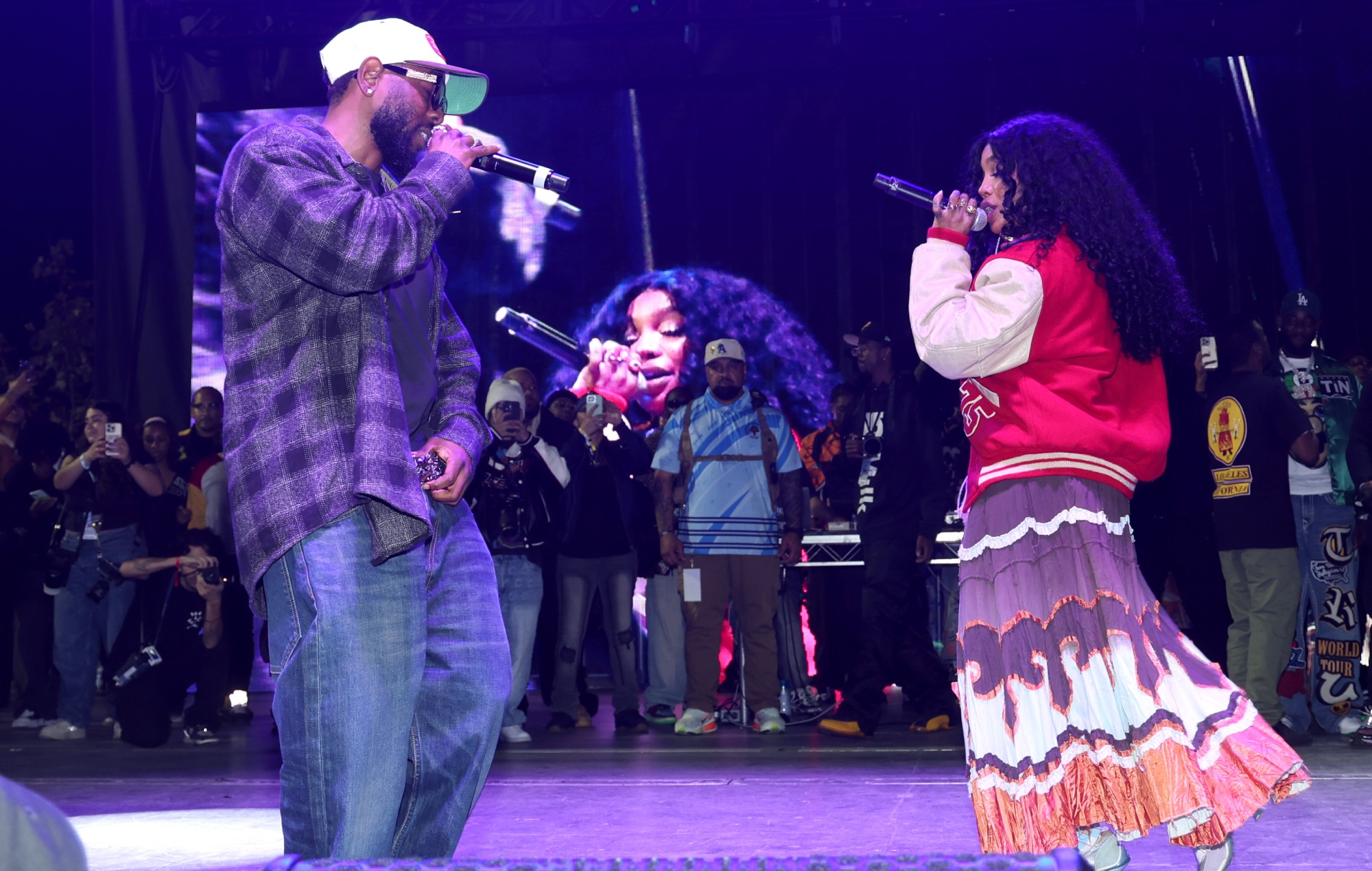 Kendrick Lamar and SZA