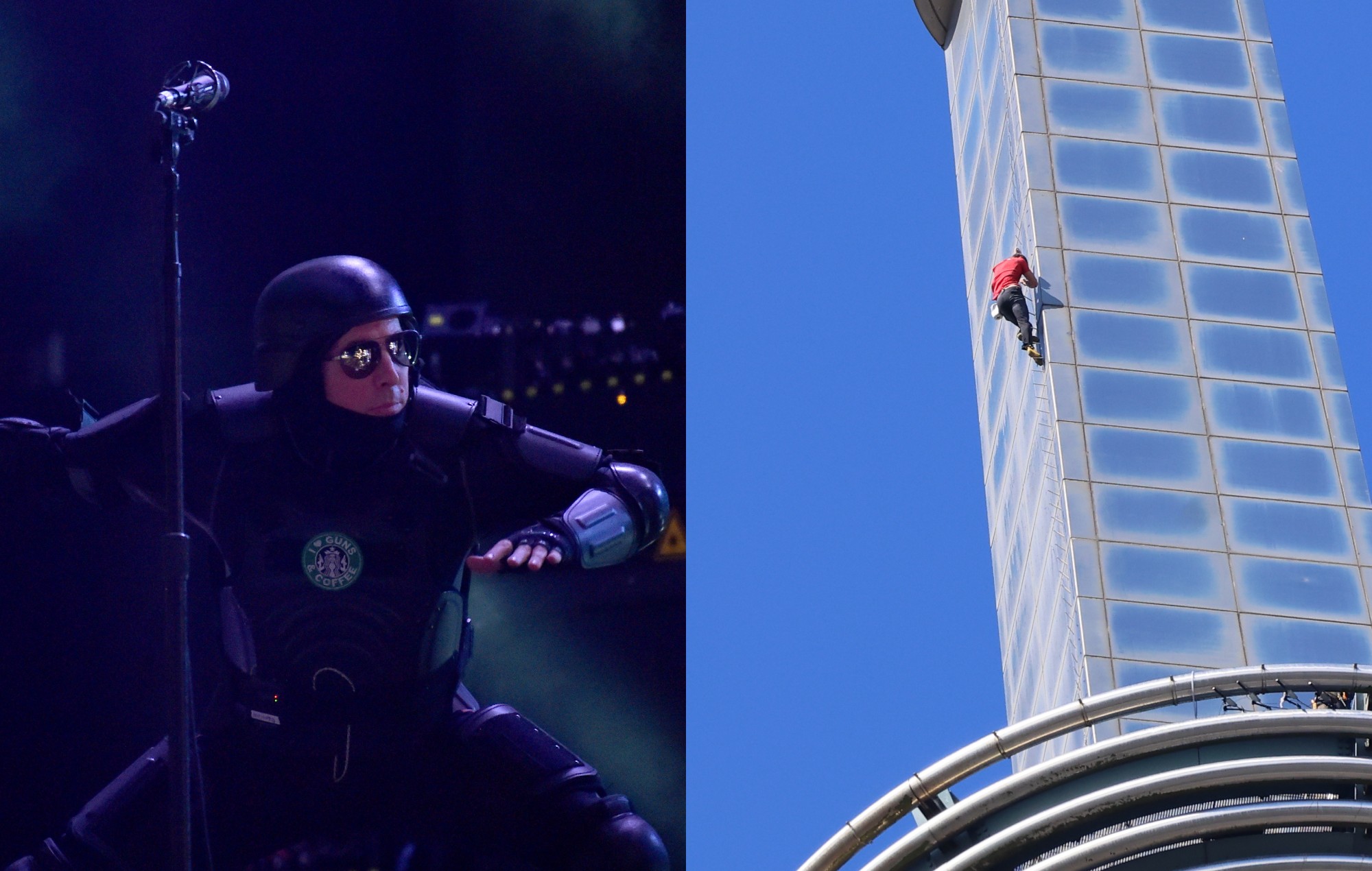 Maynard Keenan of Tool and American climber Alex Honnold