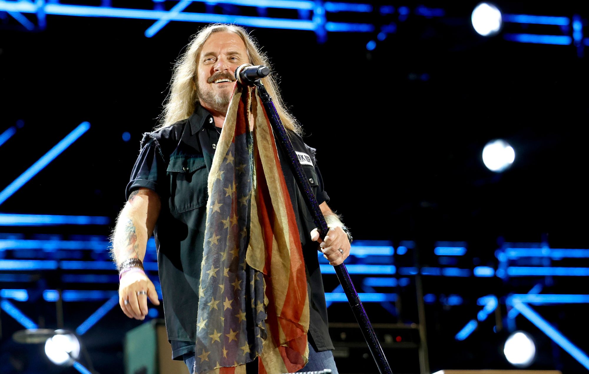 Johnny Van Zant of Lynyrd Skynyrd performs in 2024