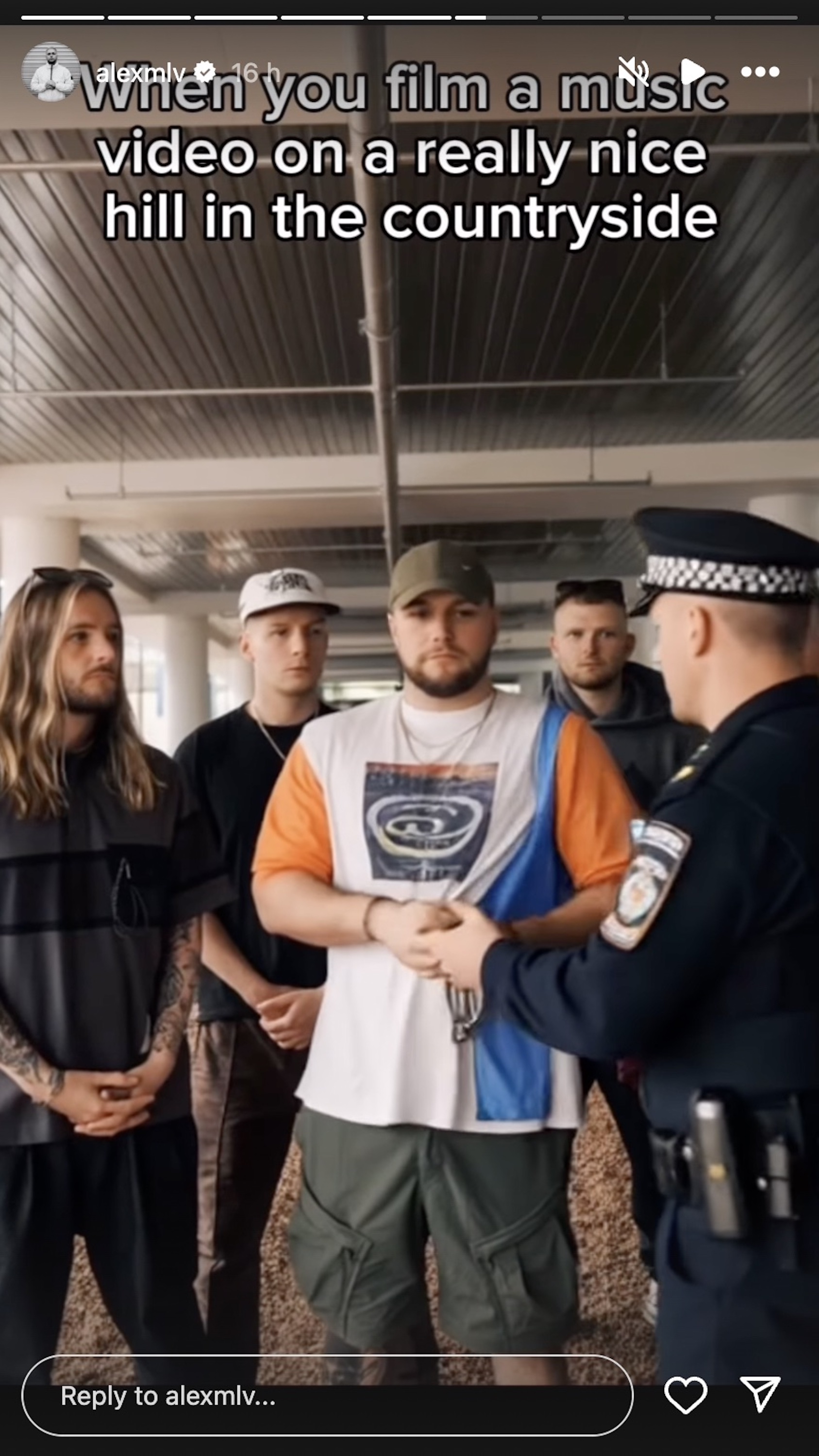 Malevolence on Instagram Stories screenshot. CREDIT: @malevolenceriff/Instagram Stories