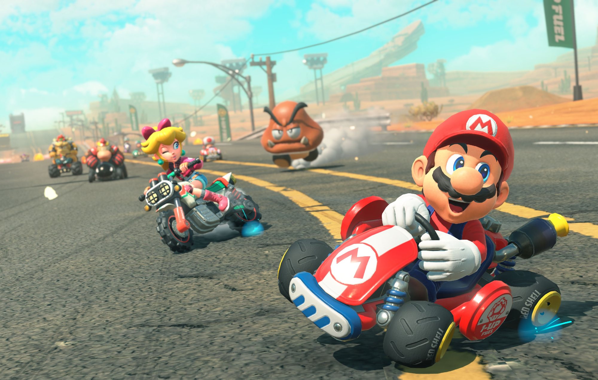 Mario Kart World Unlock Stickers: Mario, Peach and others can be seen