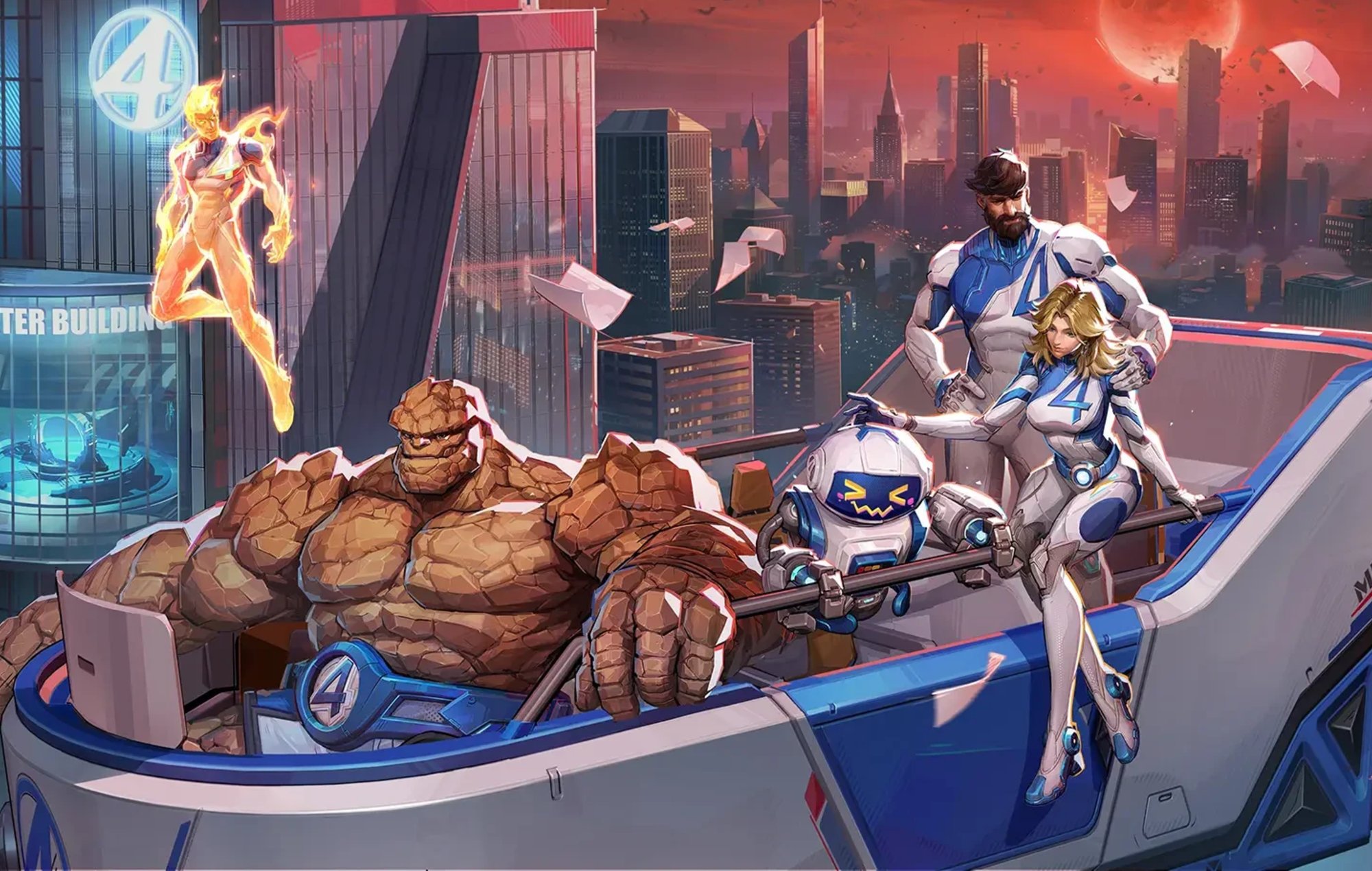 Marvel Rivals Season 1 End Date: the Thing, Reed, Invisible Woman, and Johnny Storm can be seen