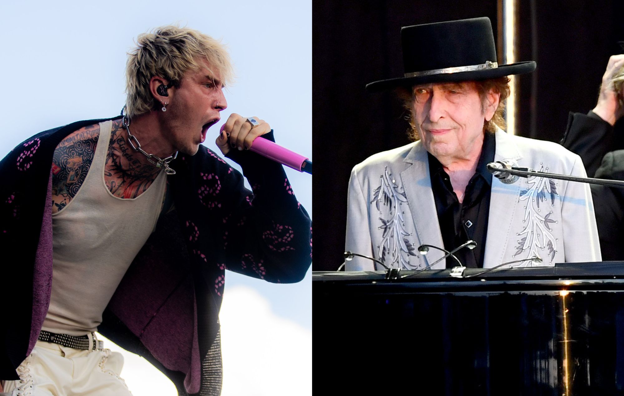 Machine Gun Kelly and Bob Dylan