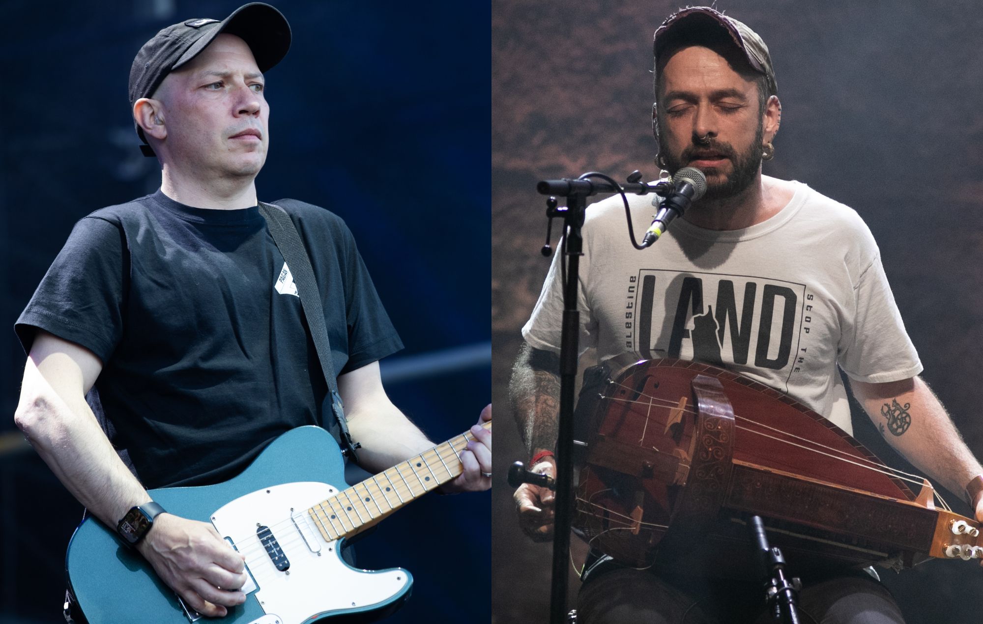 Stuart Braithwaite of Mogwai and Ian Lynch of Lankum
