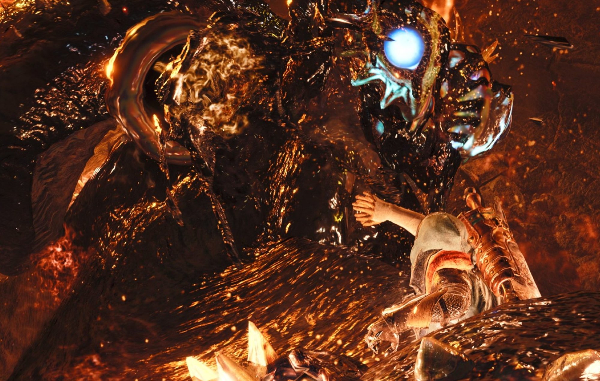 Monster Hunter Wilds Chapters: The player can be seen fighting The Black Flame