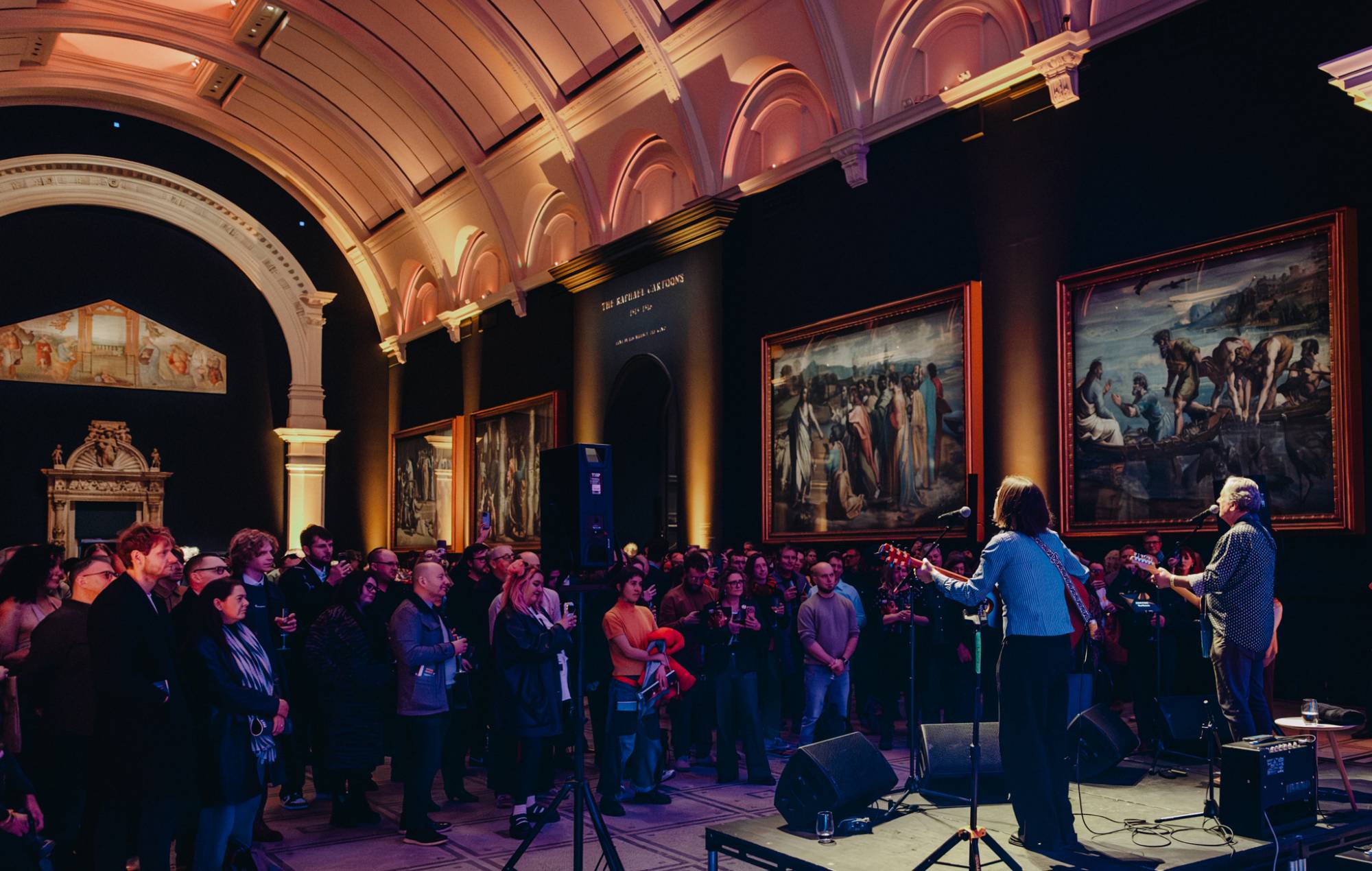 Glenn Tillbrook performs at the Music Venue Trust annual report 2025 at London's Victoria & Albert Museum. Credit: Georgia Penny