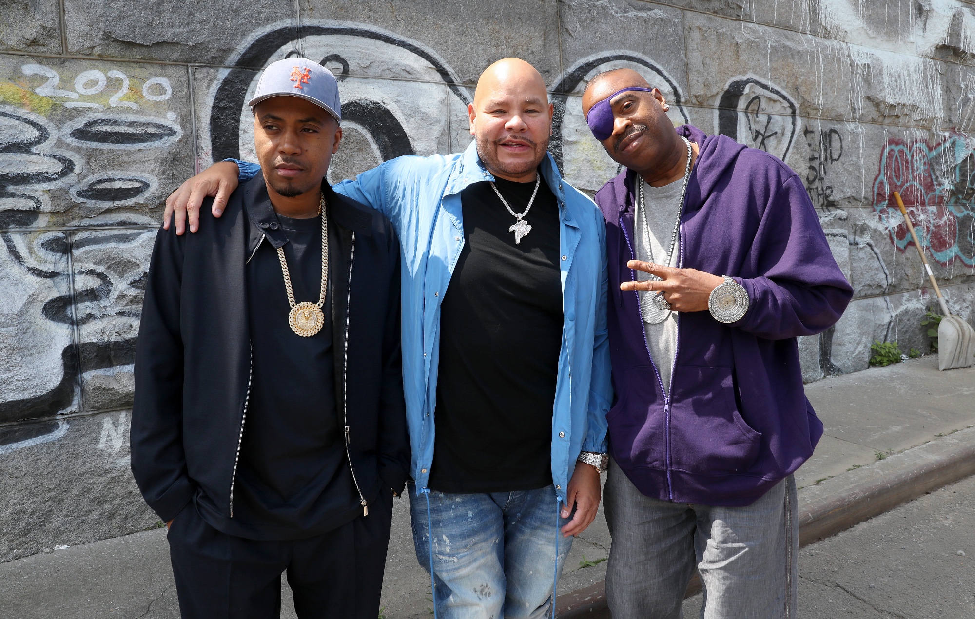 Nas, Fat Joe and Slick Rick break ground at the new Universal Hip Hop Museum site