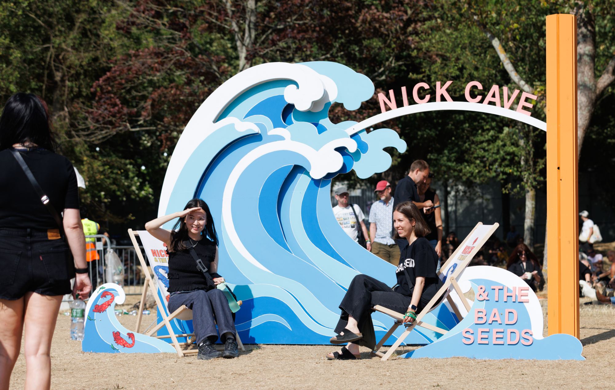 Nick Cave & The Bad Seeds fans at Preston Park, July 2026 (Photo by Alexander Cropper/Redferns)