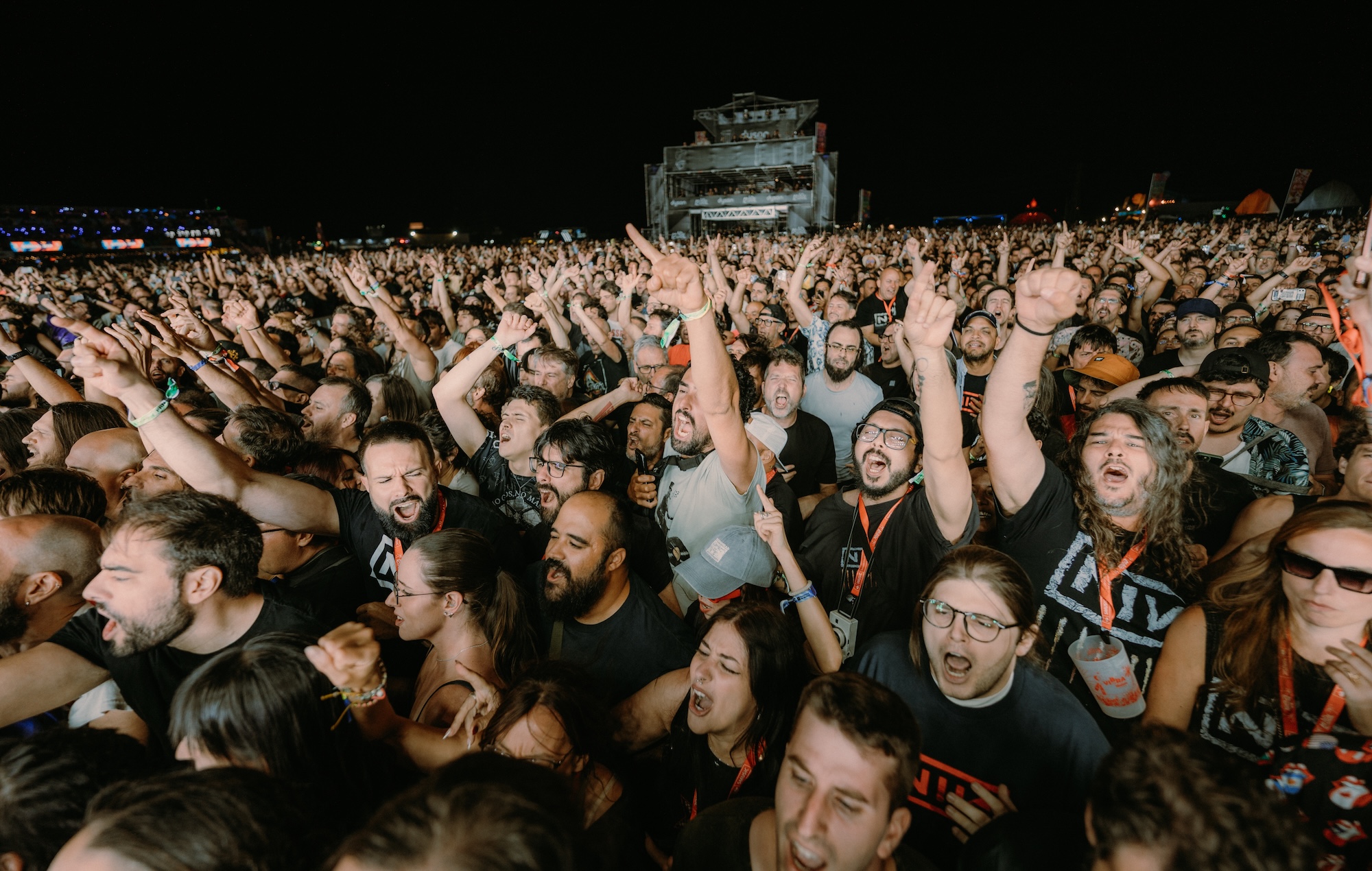 Nine Inch Nails crowd Mad Cool 2025