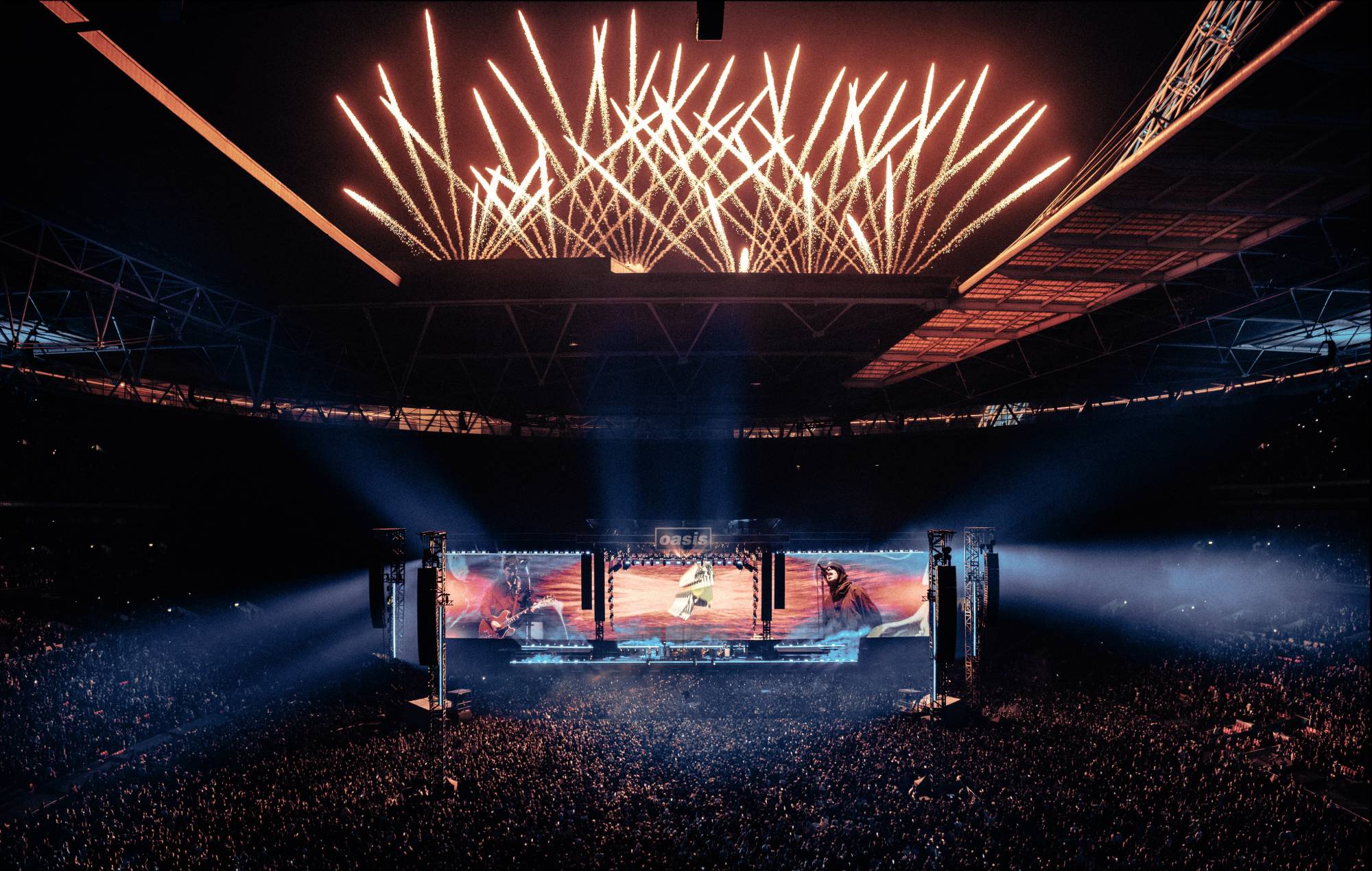 Oasis' final night at Wembley Stadium. Credit: Big Brother Recordings