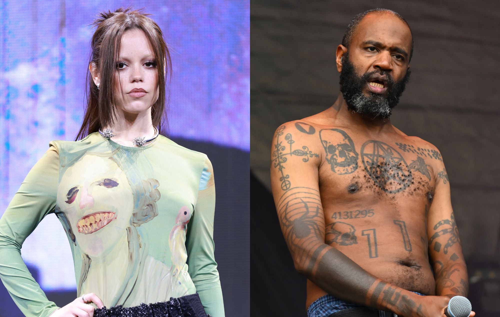 Jenna Ortega and Ride of Death Grips