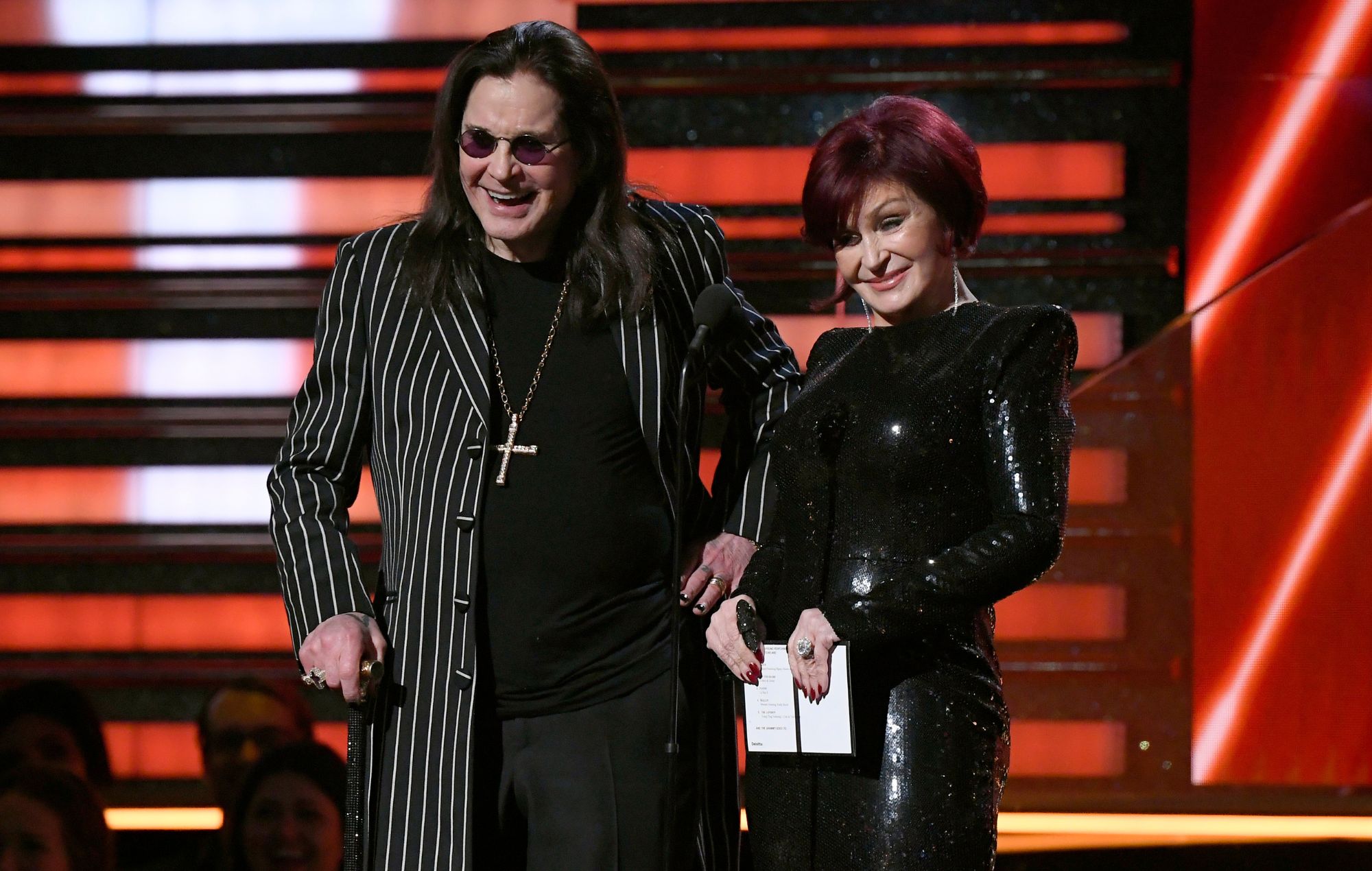 Ozzy Osbourne and Sharon Osbourne