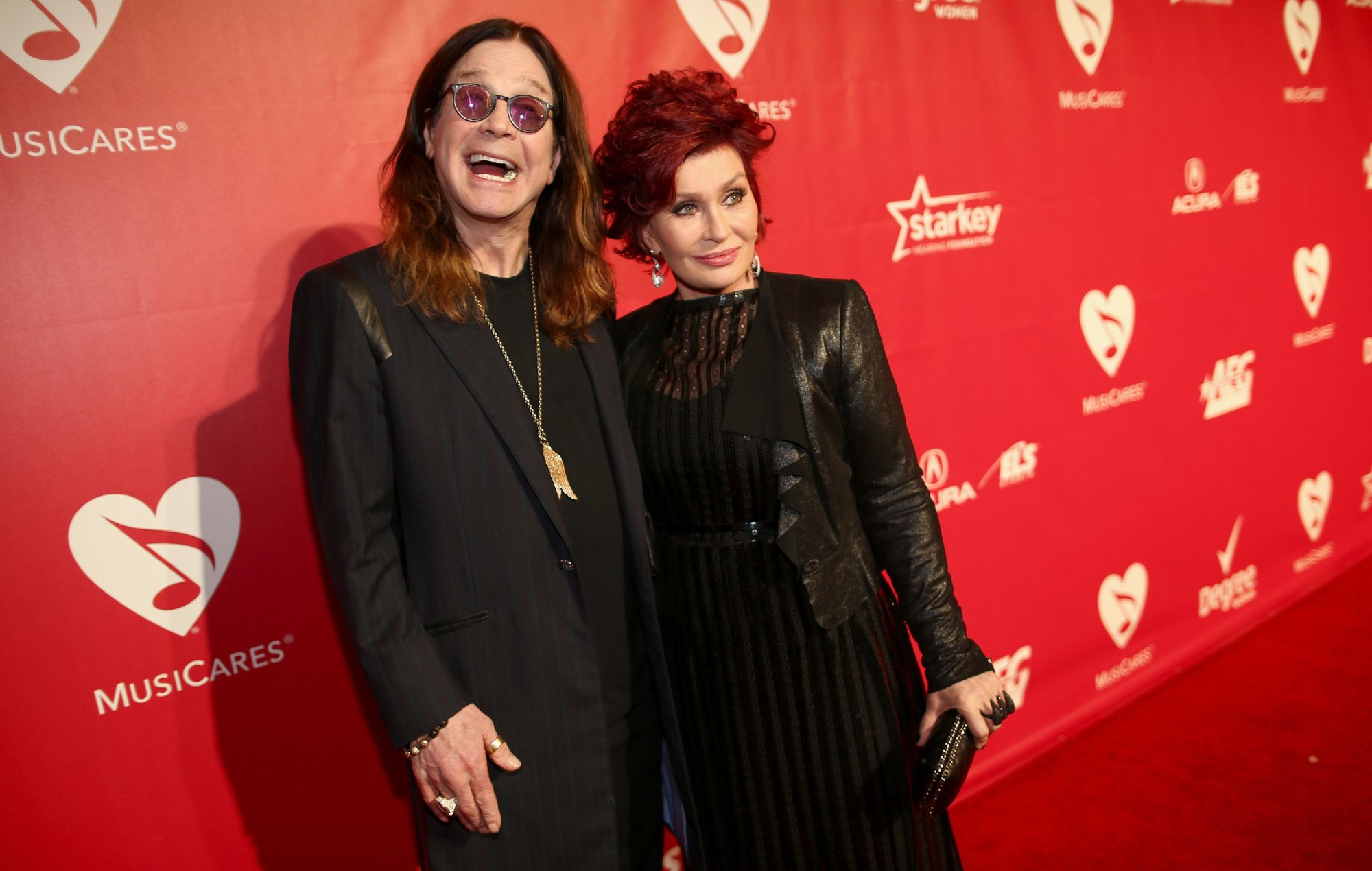 Ozzy Osbourne and Sharon Osbourne