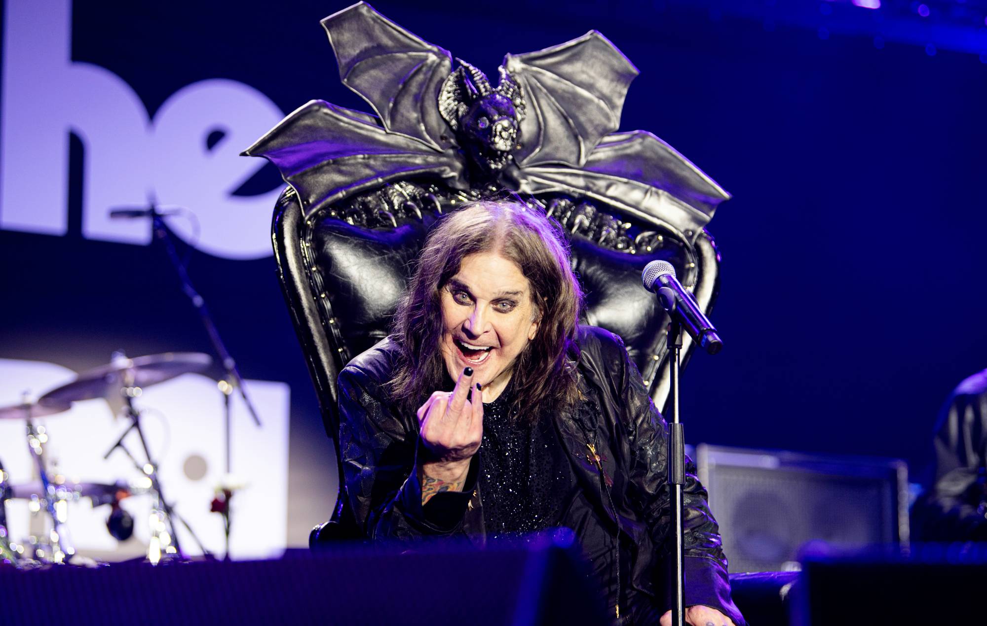 Ozzy Osbourne at Black Sabbabth's 'Back To The Beginning' in Birmingham. Credit: Ross Halfin