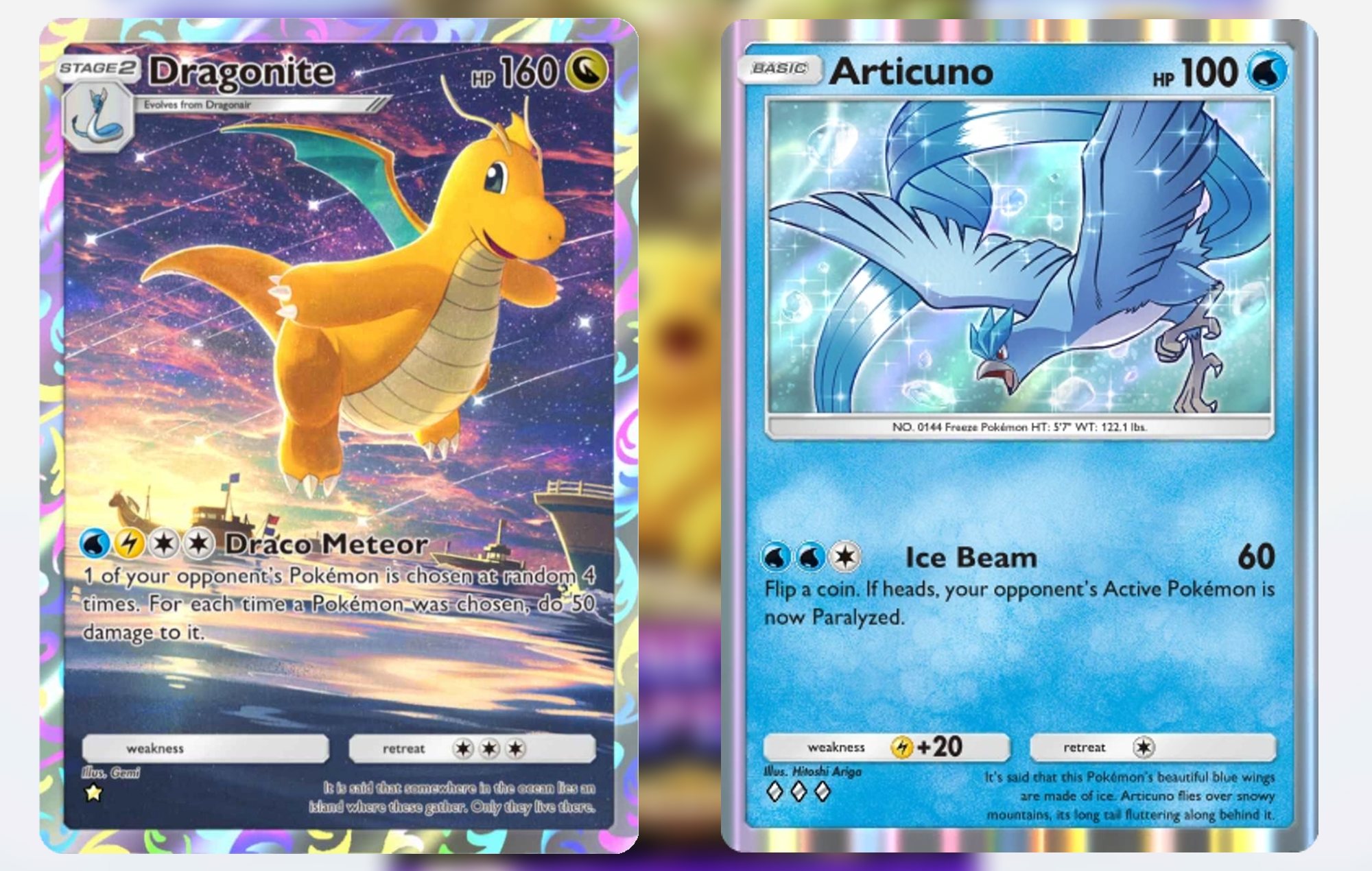 Pokemon TCG Pocket Best Decks: Both Dragonite and Articuno can be seen