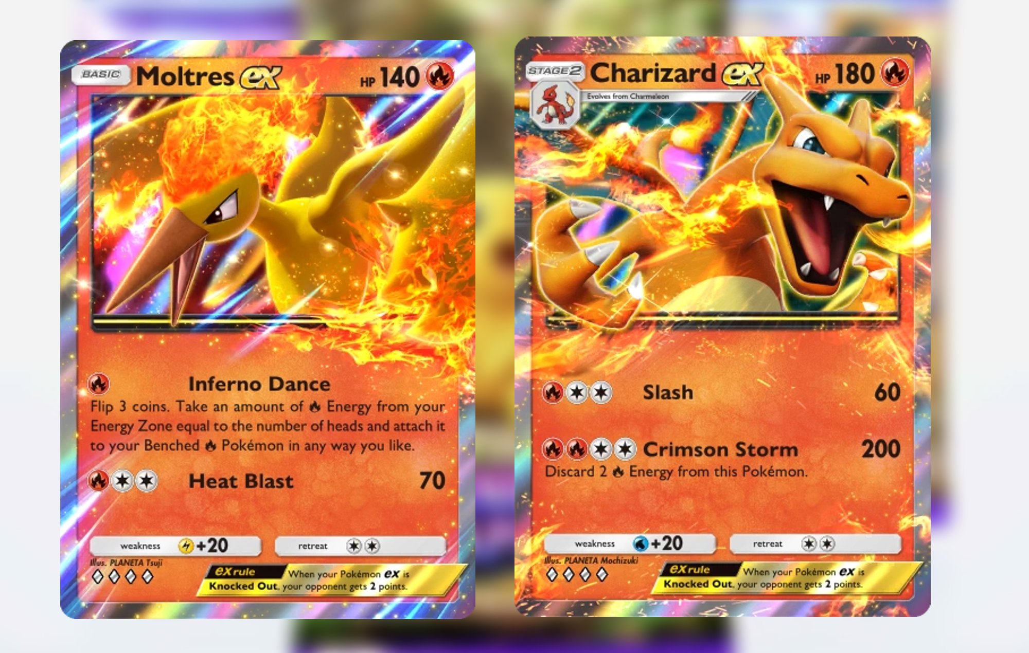 Pokemon TCG Pocket Best Decks: Both Moltres and Charizard can be seen