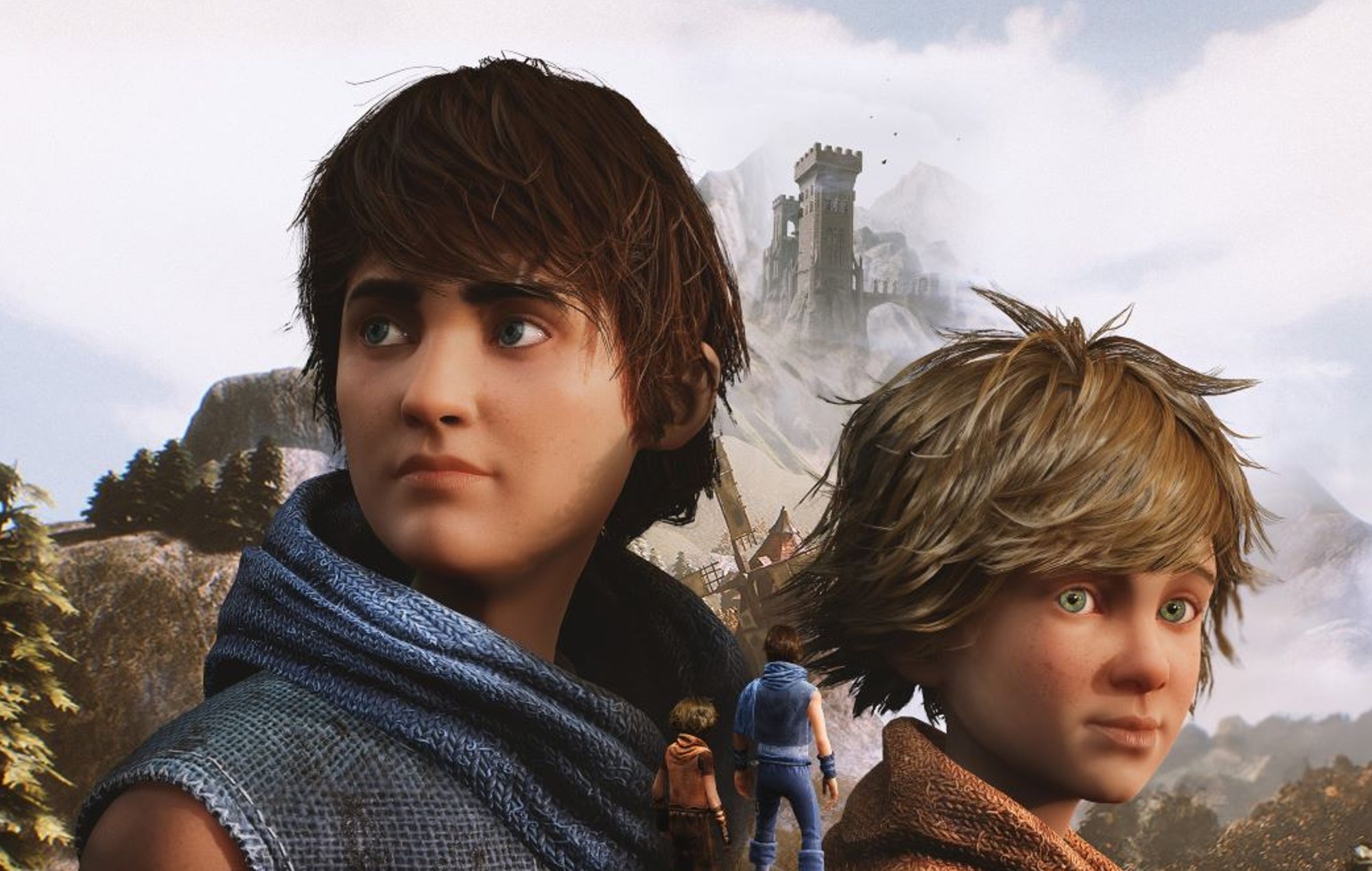 PS Plus February 2025 Games: The two brothers in Brothers: A Tale of Two Sons can be seen