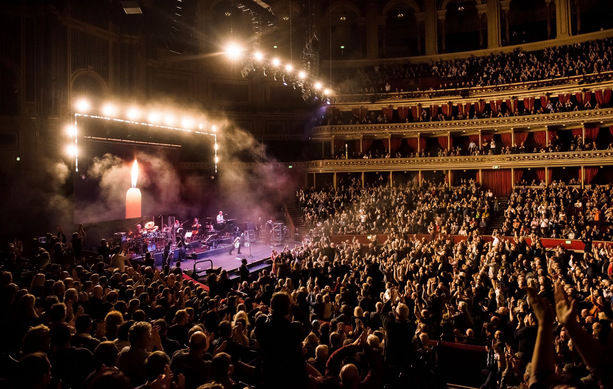 Marillion performing live on stage at the Royal Albert Hall in London